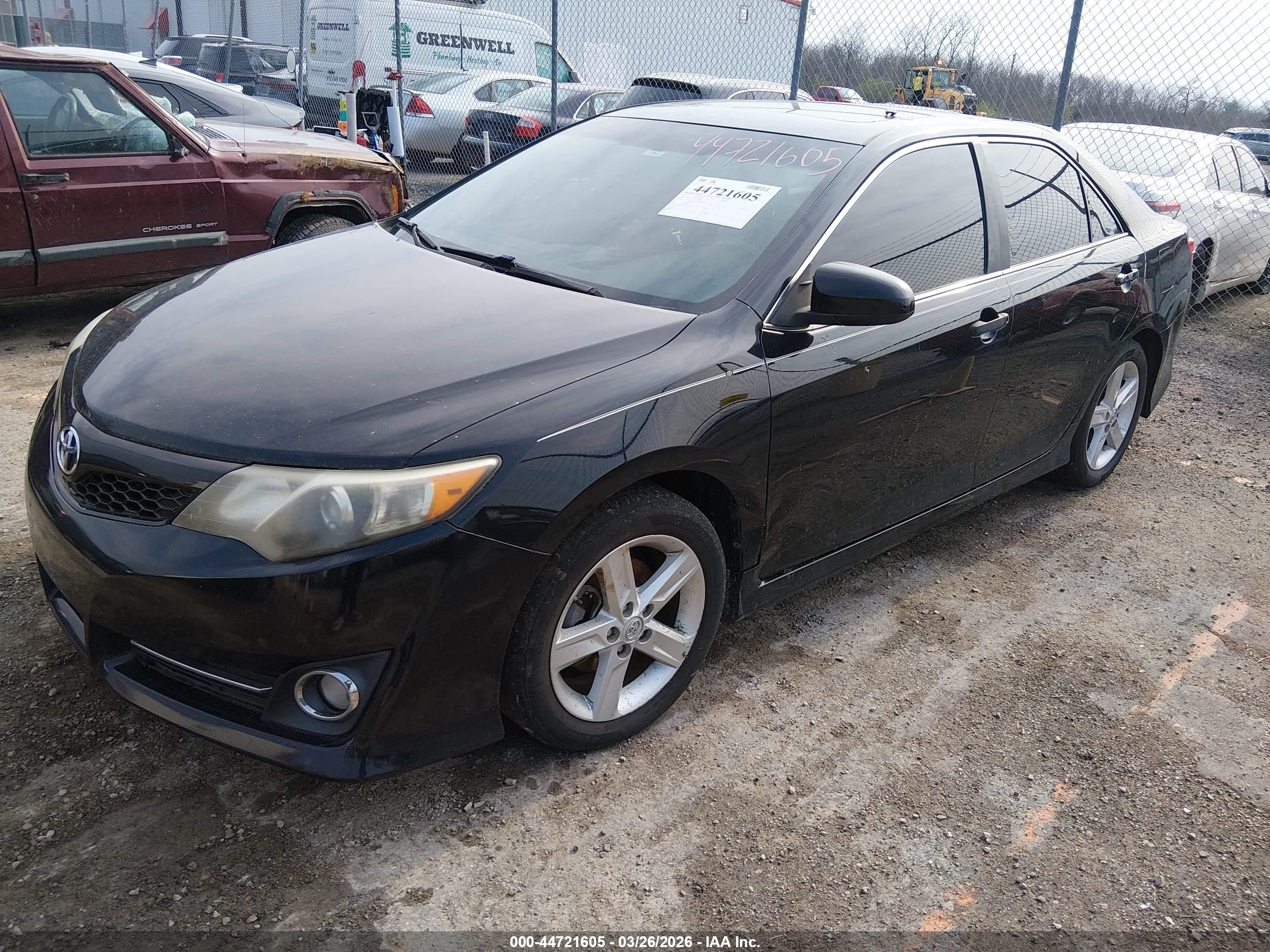 2013 Toyota Camry Se Black vin: 4T1BF1FK7DU285599