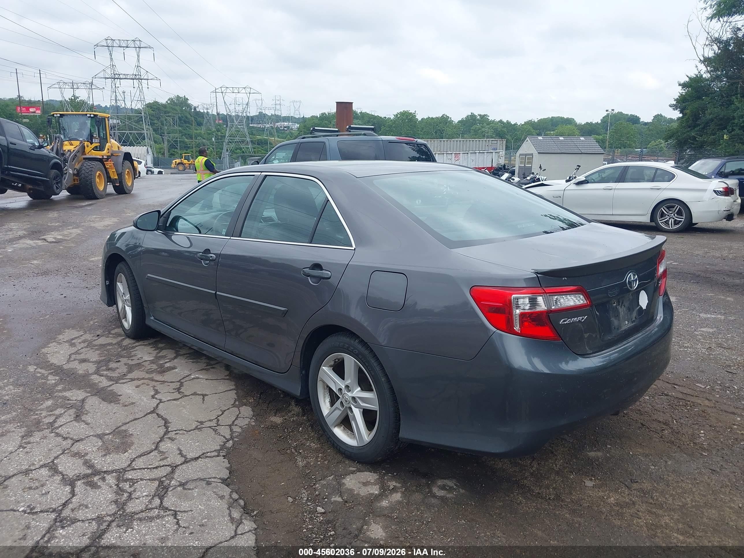 2013 Toyota Camry Se Gray vin: 4T1BF1FK7DU286252