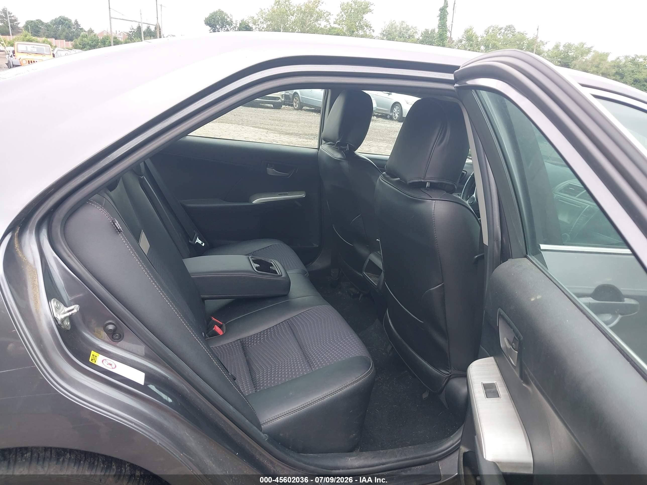 2013 Toyota Camry Se Gray vin: 4T1BF1FK7DU286252
