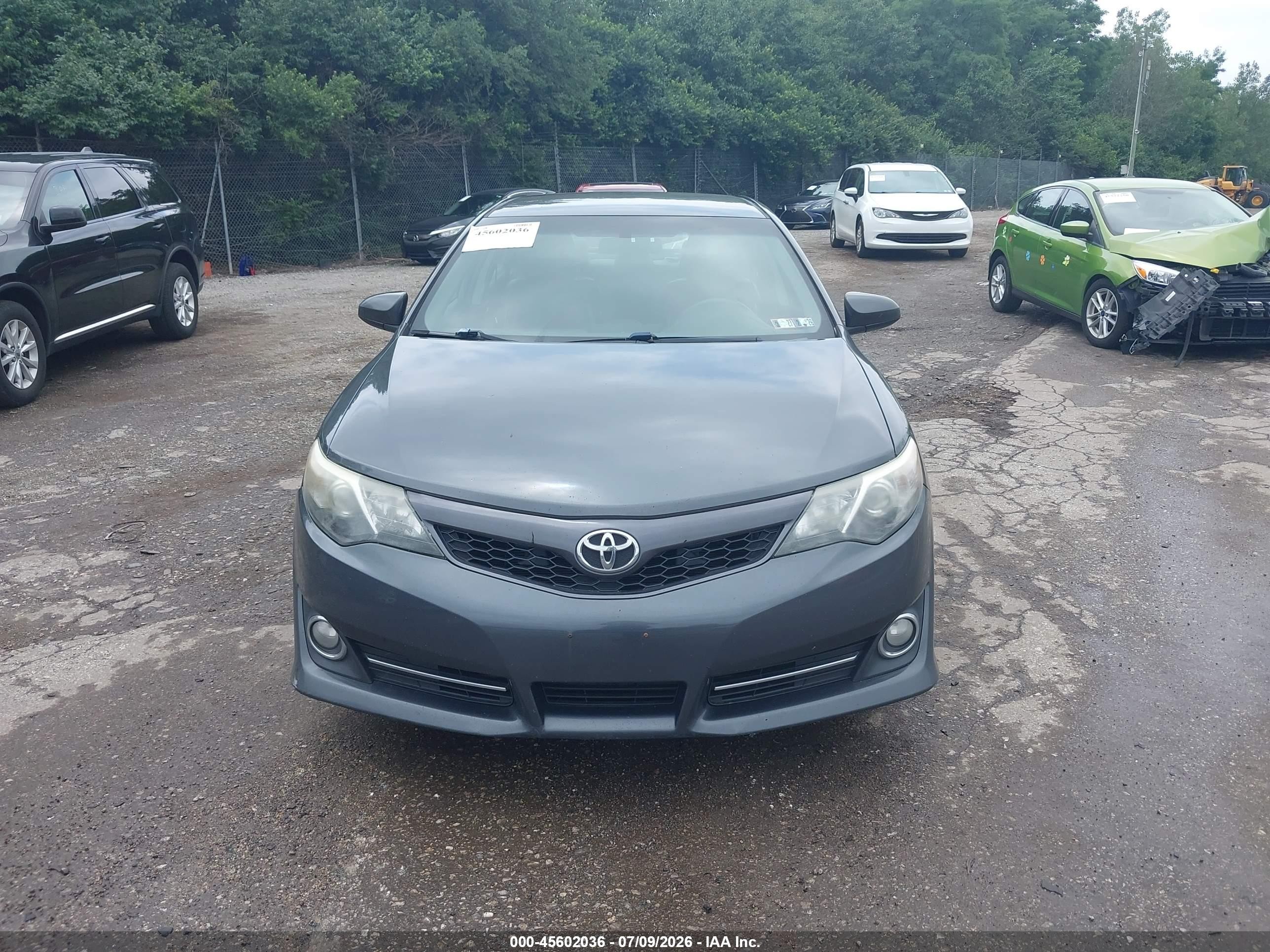 2013 Toyota Camry Se Gray vin: 4T1BF1FK7DU286252