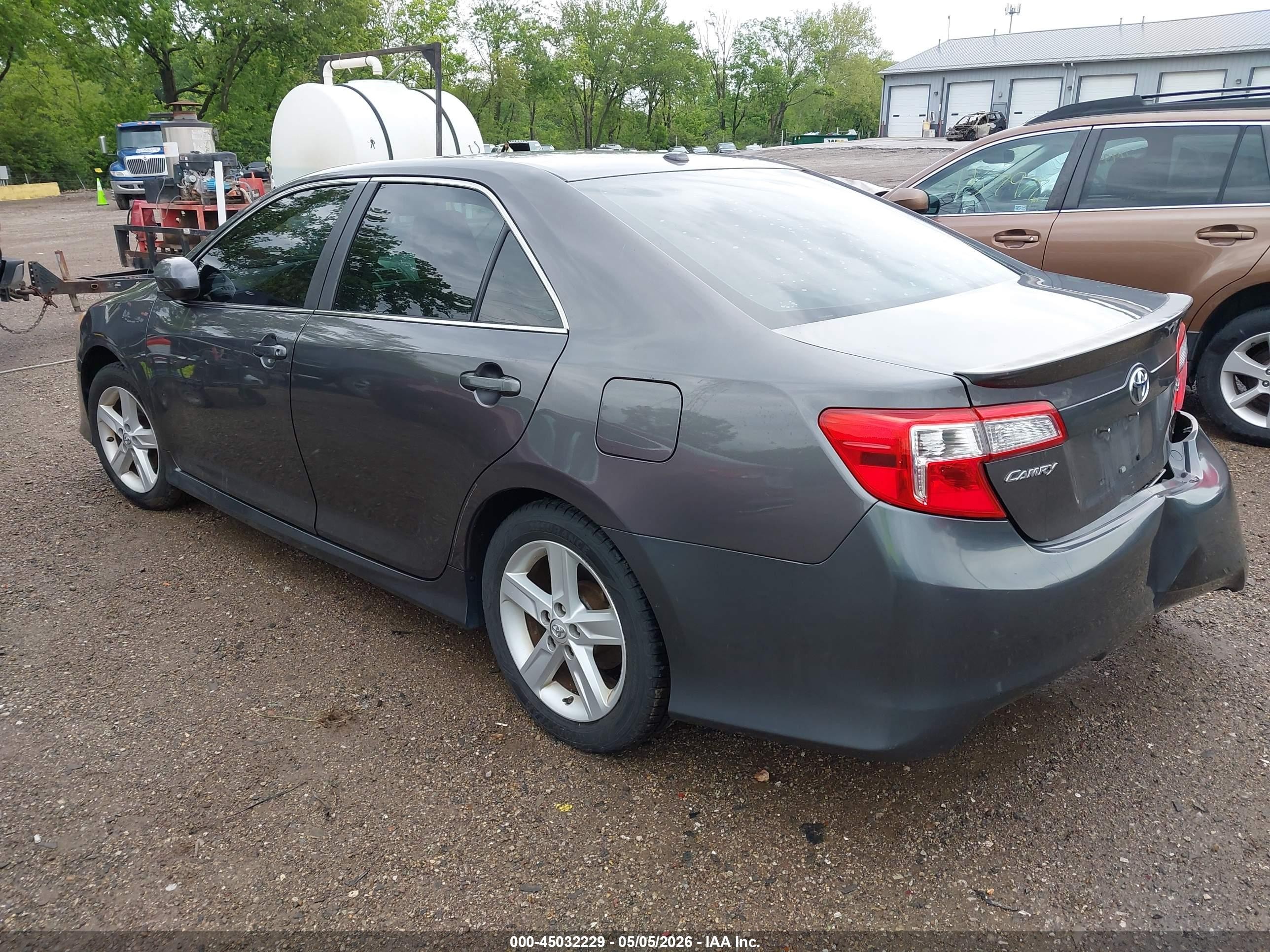 2013 Toyota Camry Se Gray vin: 4T1BF1FK7DU287434