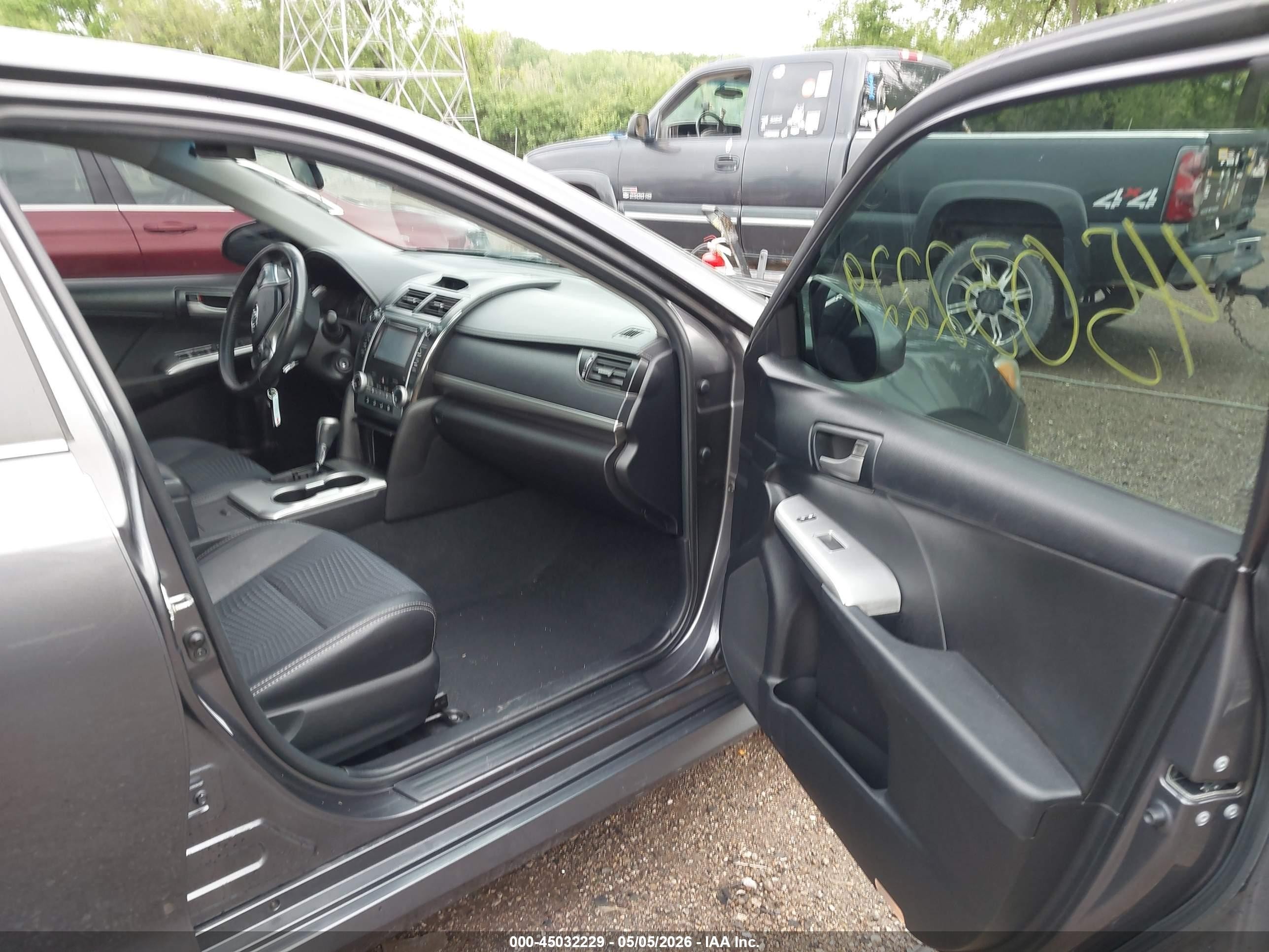 2013 Toyota Camry Se Gray vin: 4T1BF1FK7DU287434