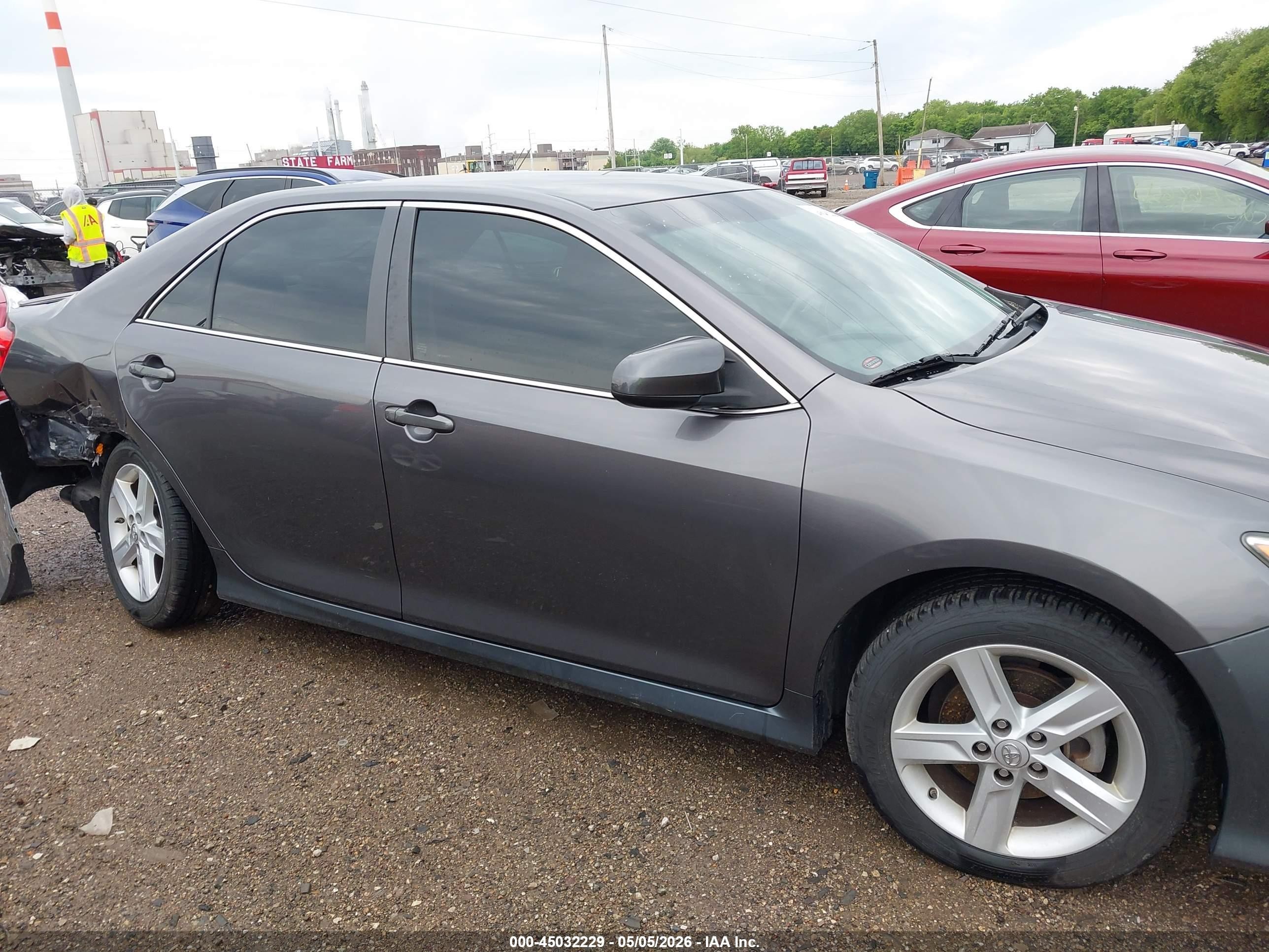 2013 Toyota Camry Se Gray vin: 4T1BF1FK7DU287434