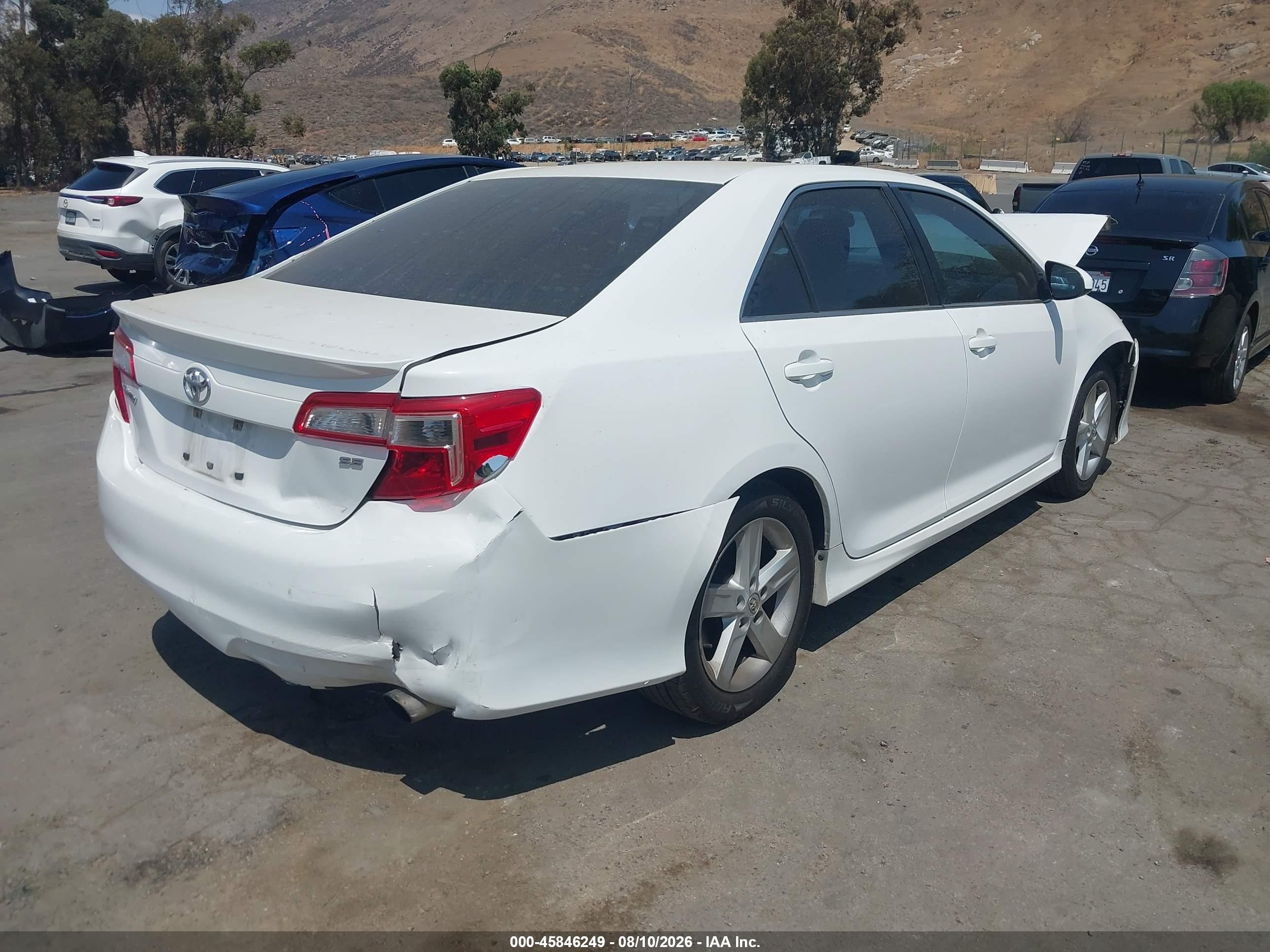 2013 Toyota Camry Se Белый vin: 4T1BF1FK7DU287661