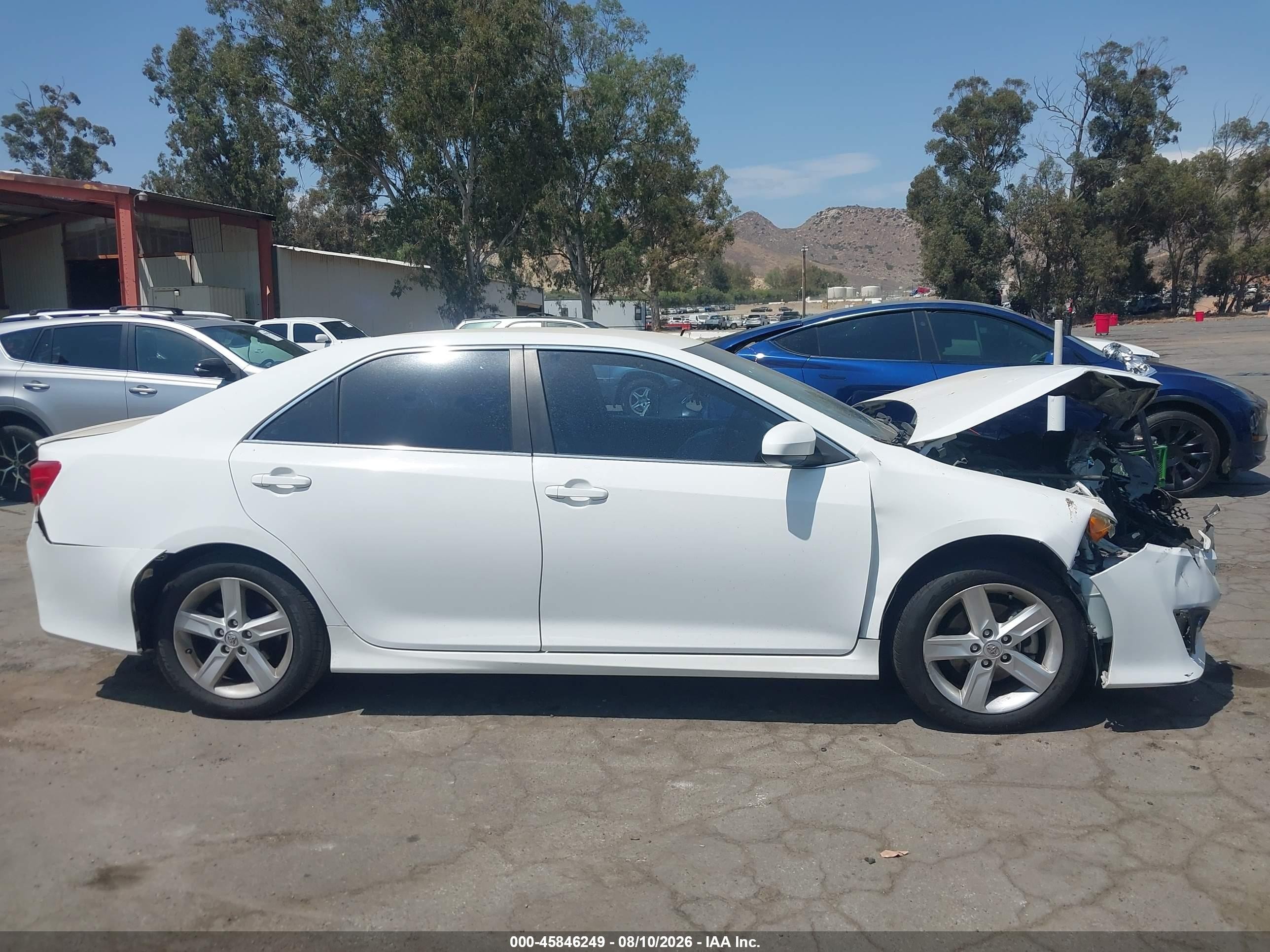 2013 Toyota Camry Se Белый vin: 4T1BF1FK7DU287661
