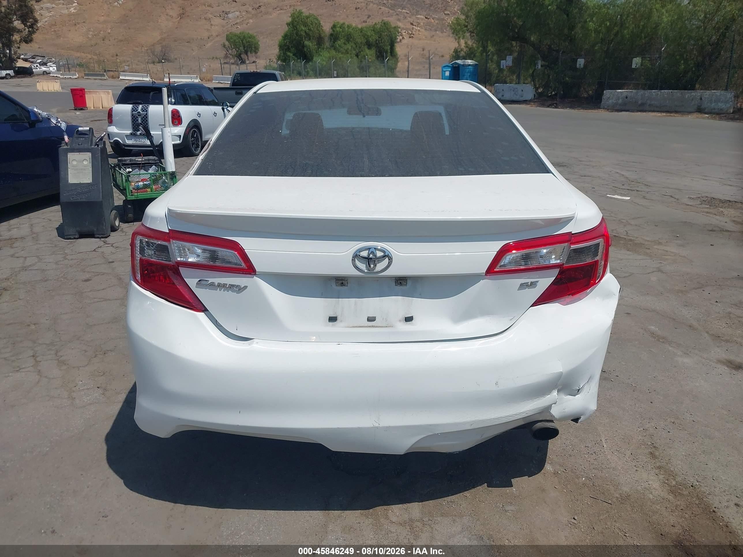 2013 Toyota Camry Se Белый vin: 4T1BF1FK7DU287661