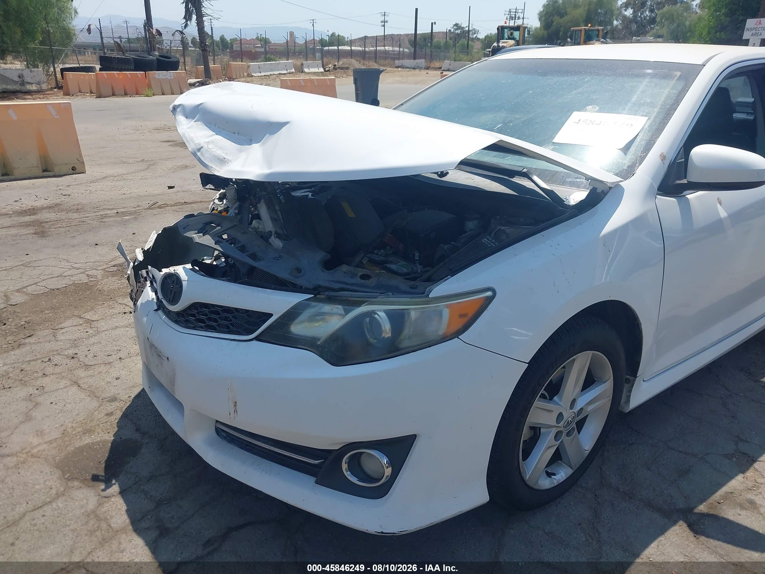 2013 Toyota Camry Se Белый vin: 4T1BF1FK7DU287661