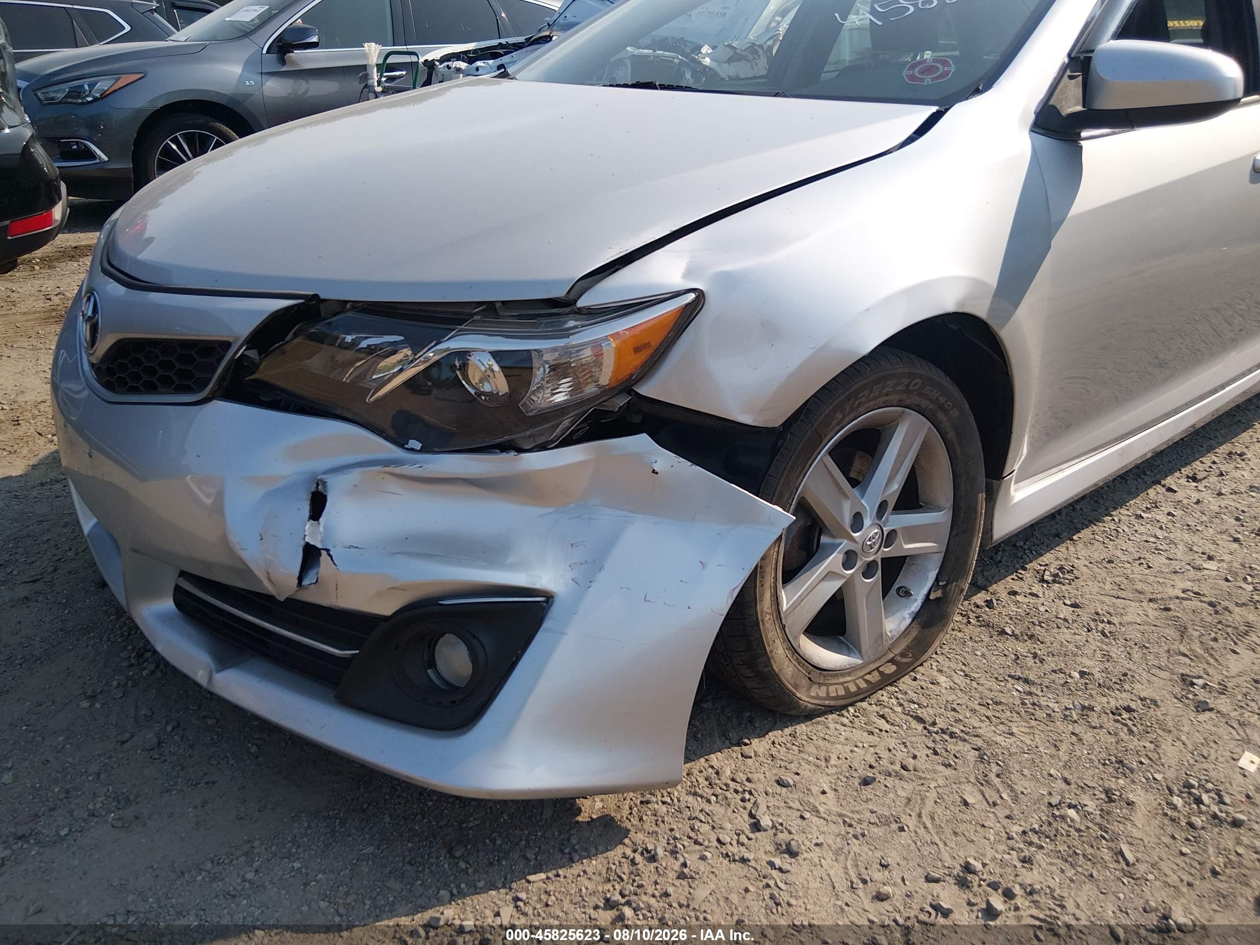2013 Toyota Camry Se Silver vin: 4T1BF1FK7DU296120