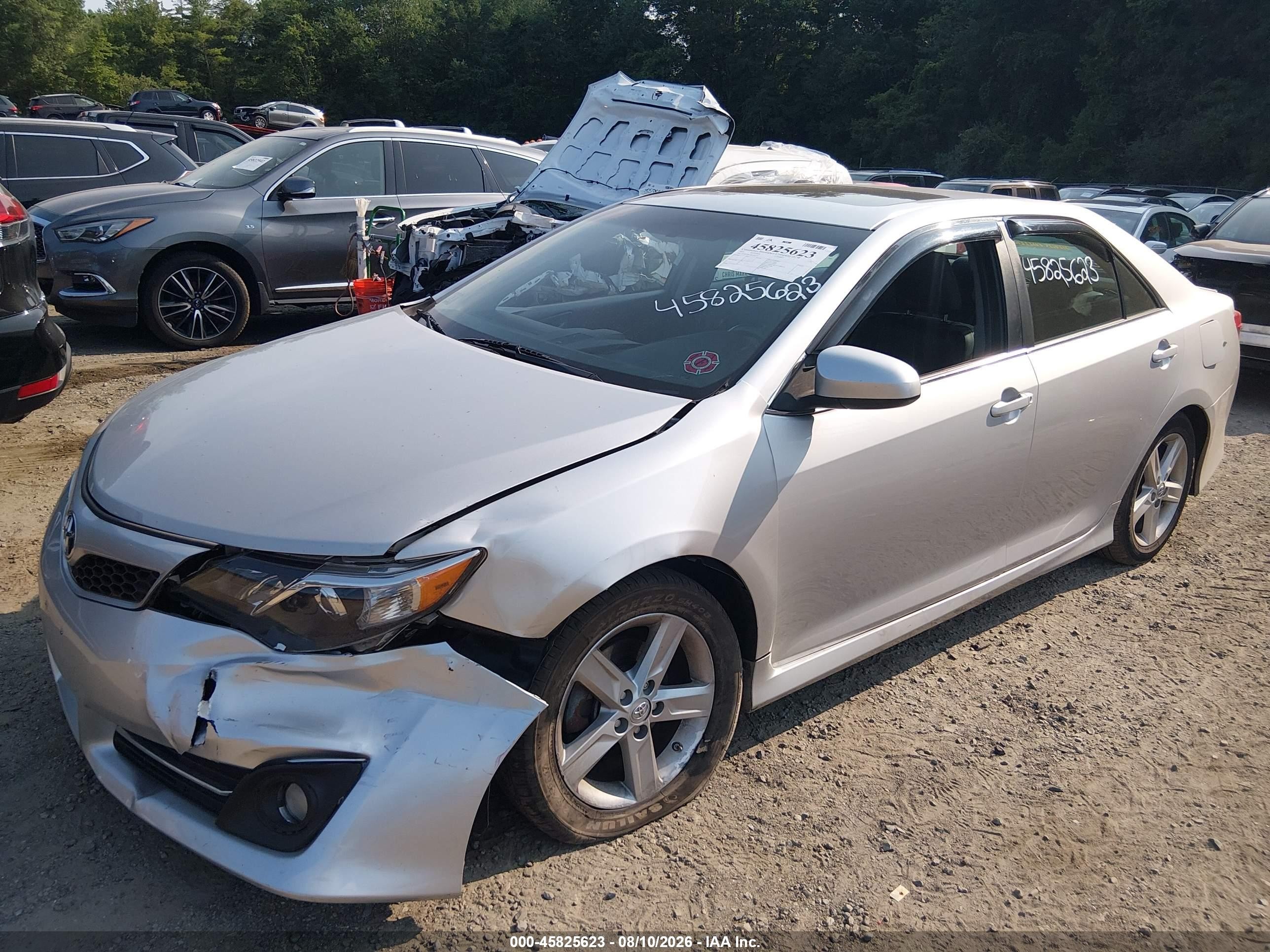 2013 Toyota Camry Se Silver vin: 4T1BF1FK7DU296120