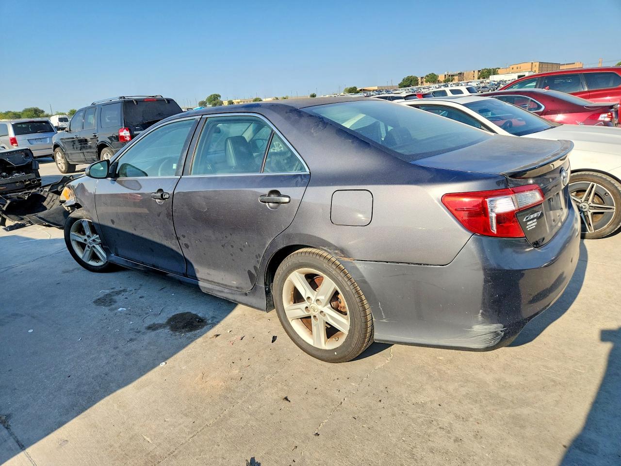 2013 Toyota Camry Se Gray vin: 4T1BF1FK7DU642943