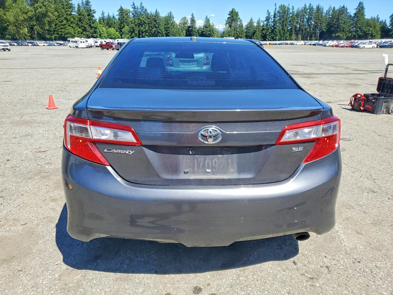 2013 Toyota Camry Se Gray vin: 4T1BF1FK7DU648872