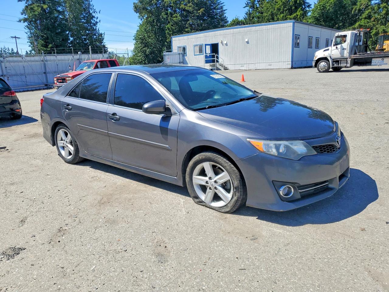 2013 Toyota Camry Se Gray vin: 4T1BF1FK7DU648872