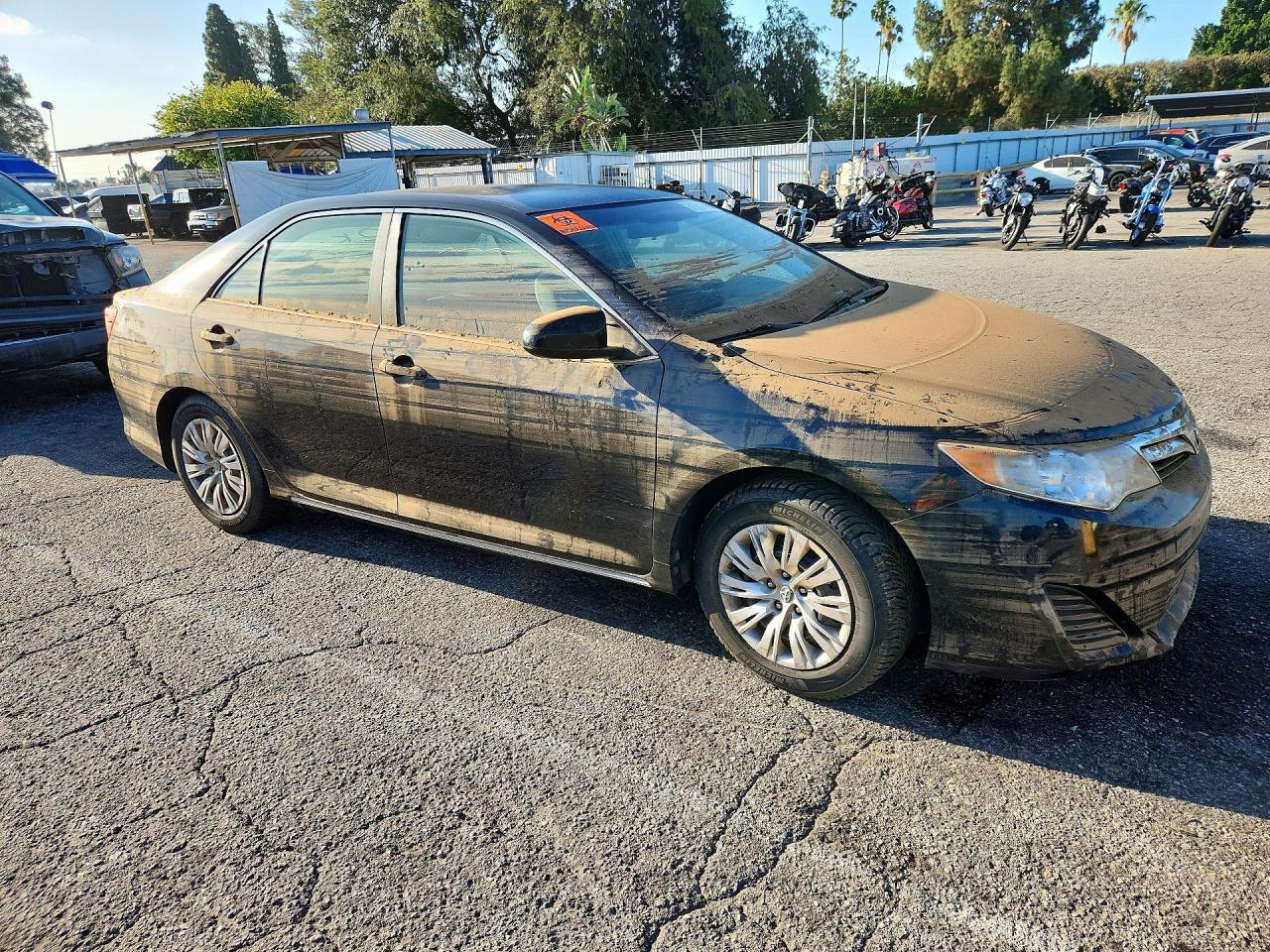 2013 Toyota Camry Le Серый vin: 4T1BF1FK7DU651335