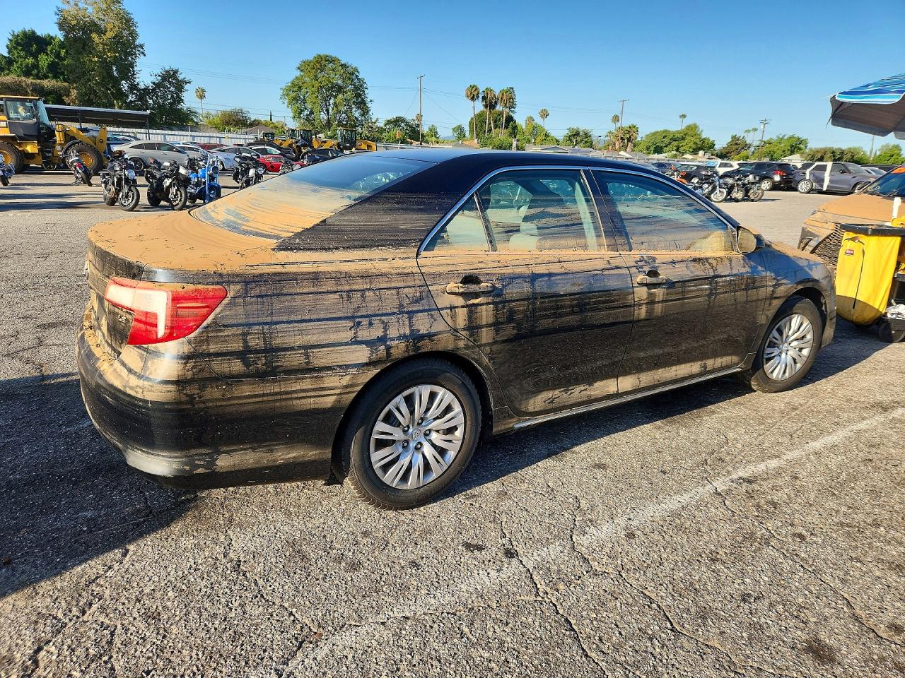 2013 Toyota Camry Le Серый vin: 4T1BF1FK7DU651335