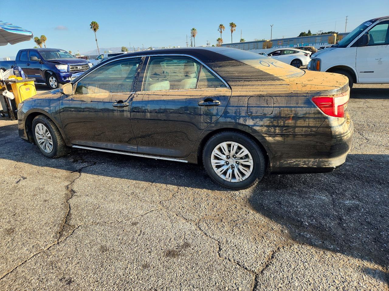 2013 Toyota Camry Le Серый vin: 4T1BF1FK7DU651335