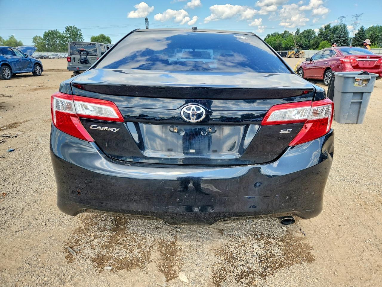 2013 Toyota Camry Se Черный vin: 4T1BF1FK7DU661315