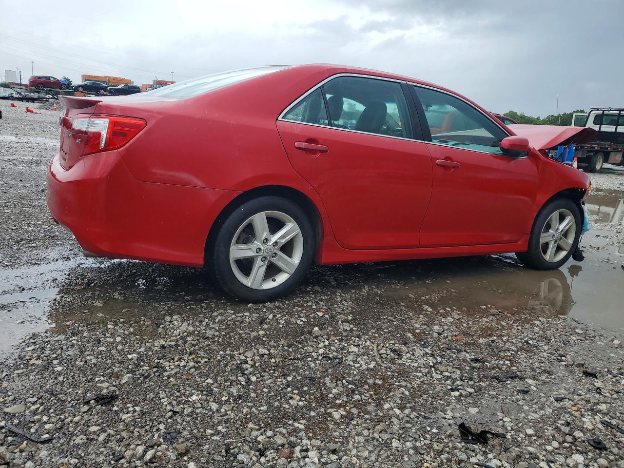 2013 Toyota Camry Se Red vin: 4T1BF1FK7DU662321