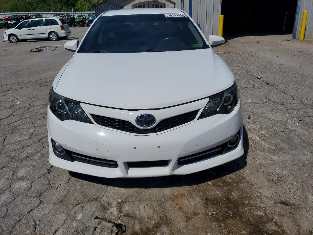 2013 Toyota Camry Se White vin: 4T1BF1FK7DU669107