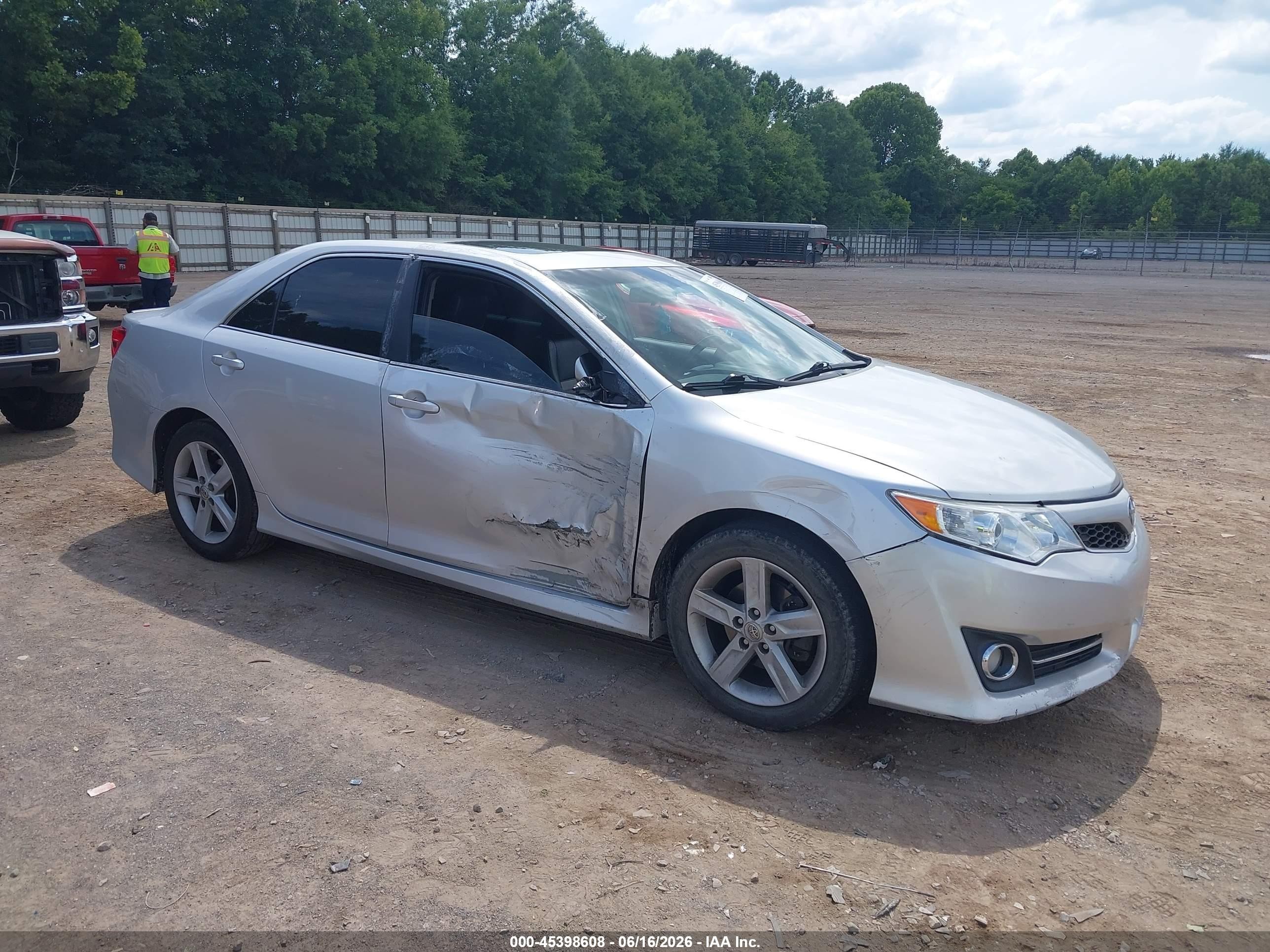 2013 Toyota Camry Se Silver vin: 4T1BF1FK7DU671097