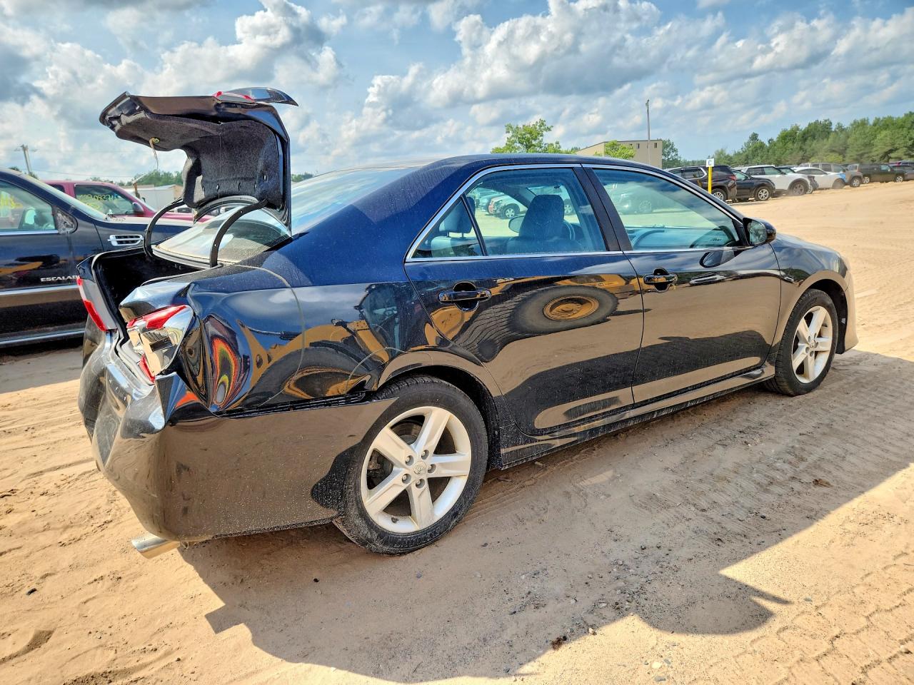 2013 Toyota Camry Se Blue vin: 4T1BF1FK7DU696758