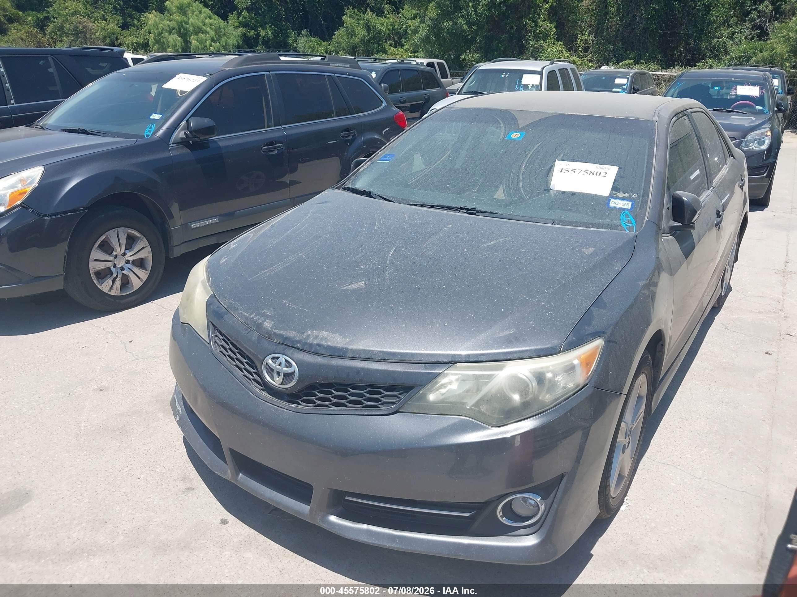 2013 Toyota Camry Se Gray vin: 4T1BF1FK7DU702896