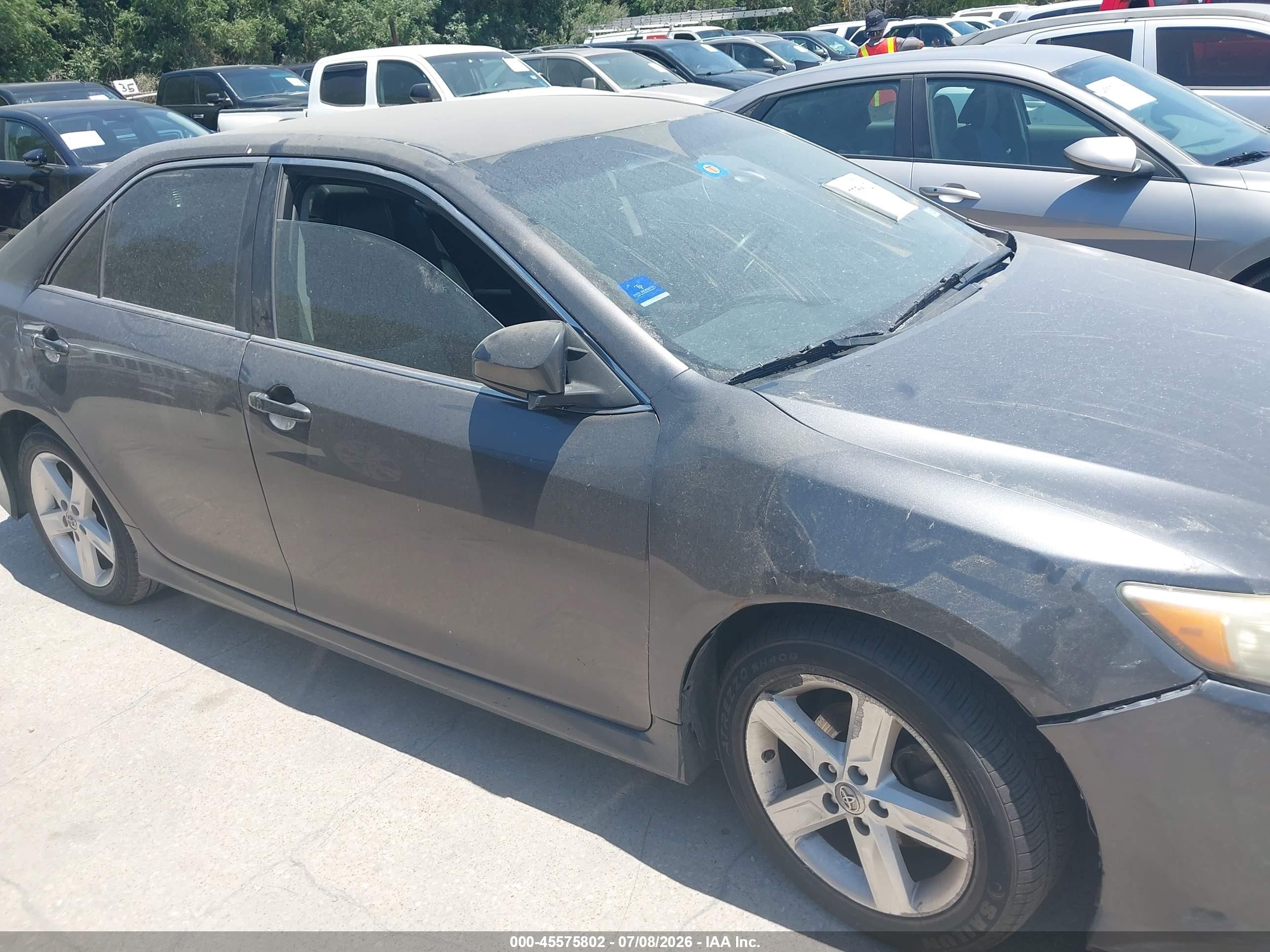 2013 Toyota Camry Se Gray vin: 4T1BF1FK7DU702896