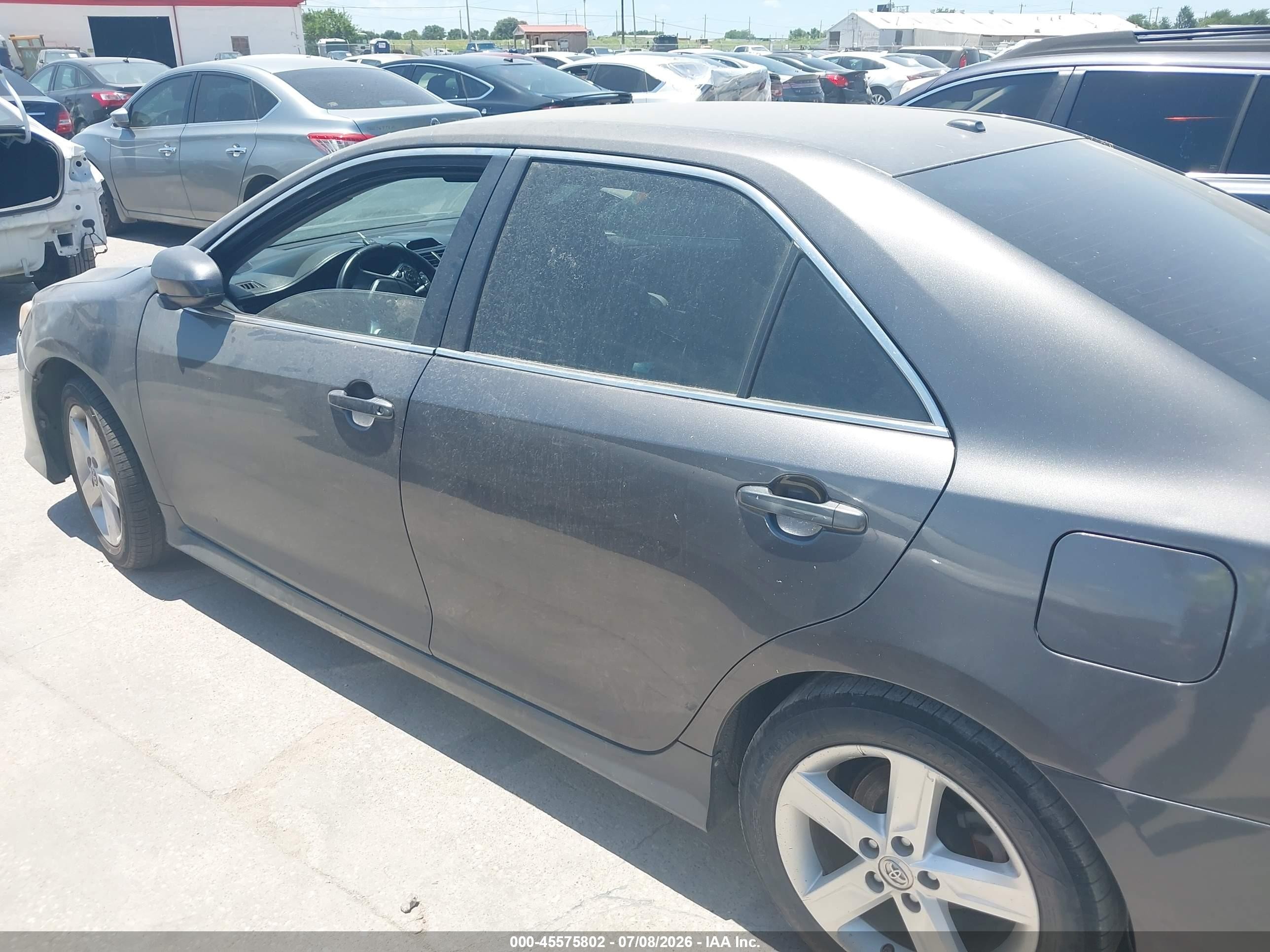 2013 Toyota Camry Se Gray vin: 4T1BF1FK7DU702896