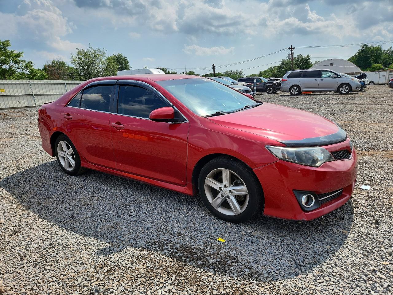 2013 Toyota Camry Se Red vin: 4T1BF1FK7DU704471