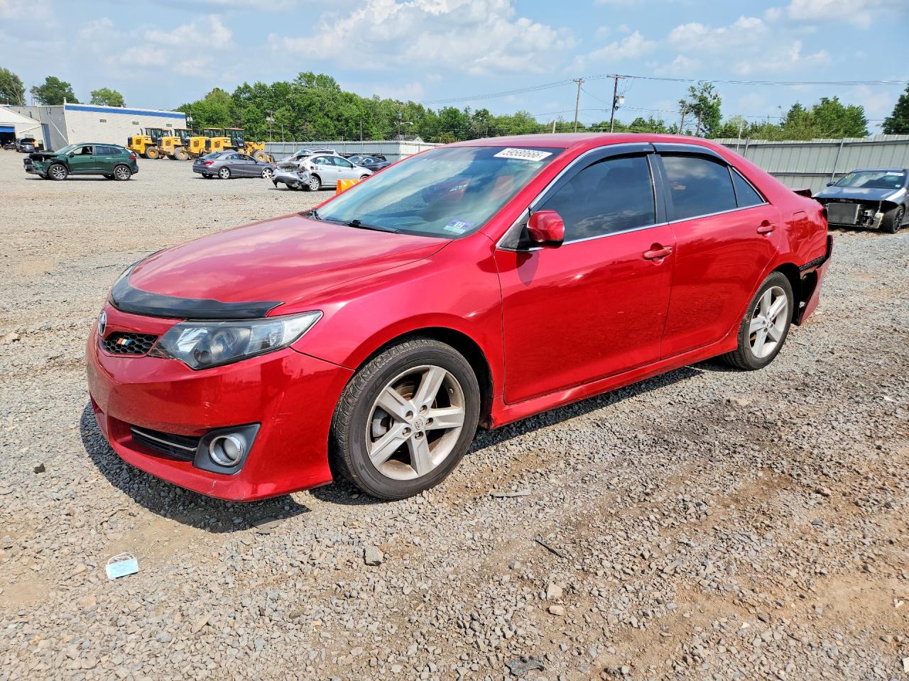 2013 Toyota Camry Se Red vin: 4T1BF1FK7DU704471