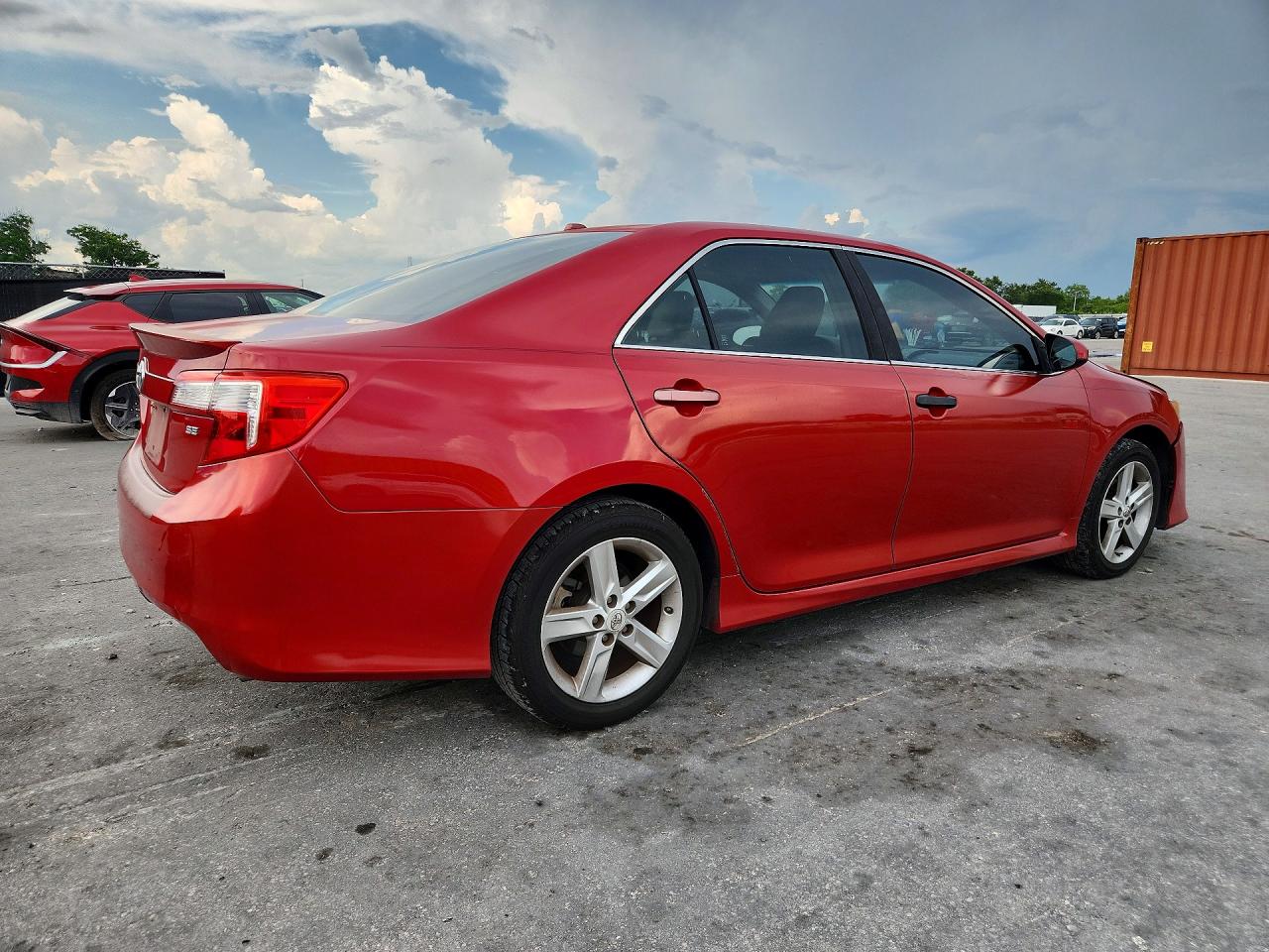 2013 Toyota Camry Se Red vin: 4T1BF1FK7DU708469