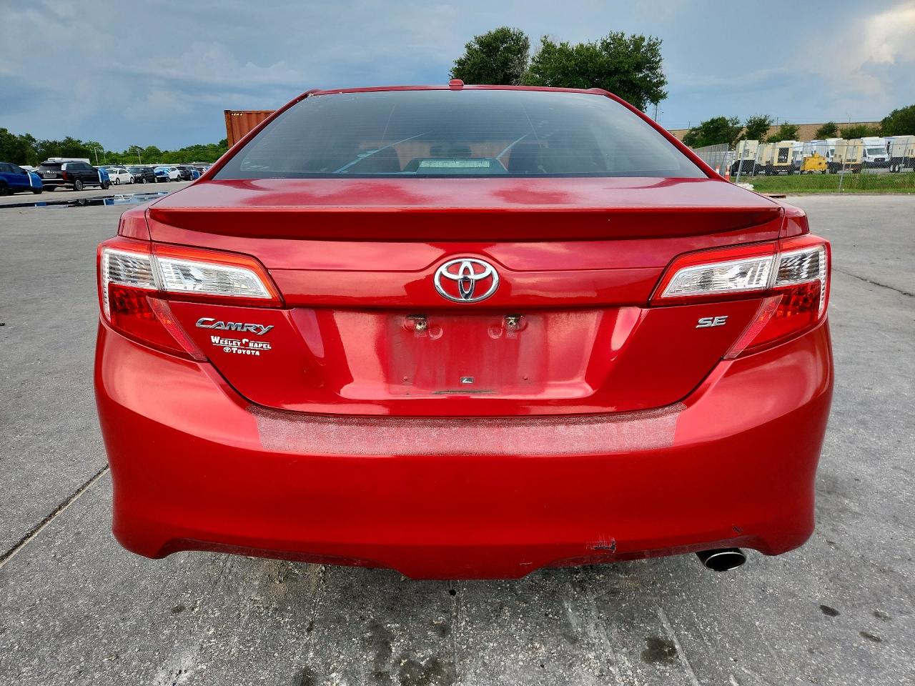 2013 Toyota Camry Se Red vin: 4T1BF1FK7DU708469