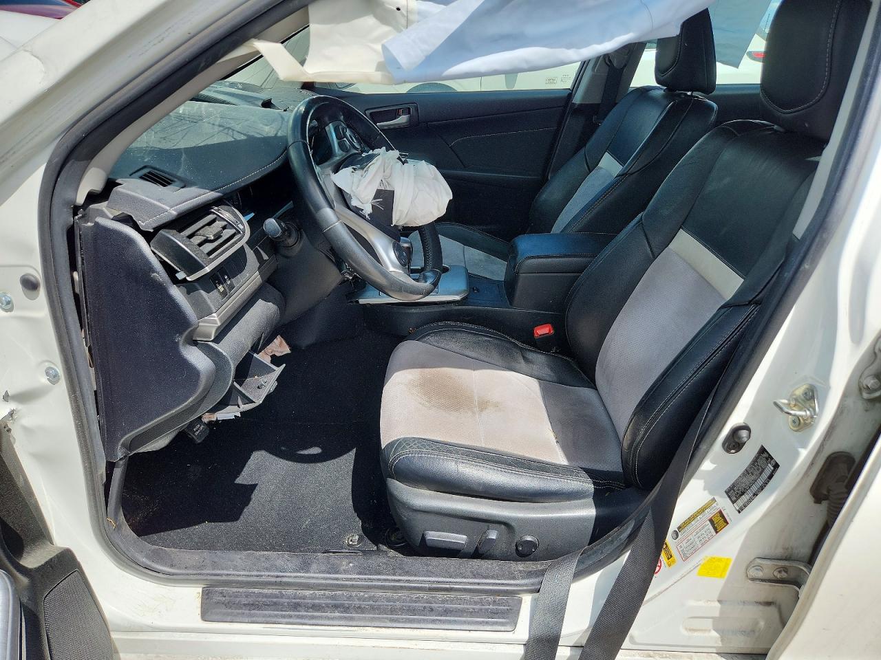 2013 Toyota Camry Se White vin: 4T1BF1FK7DU709024