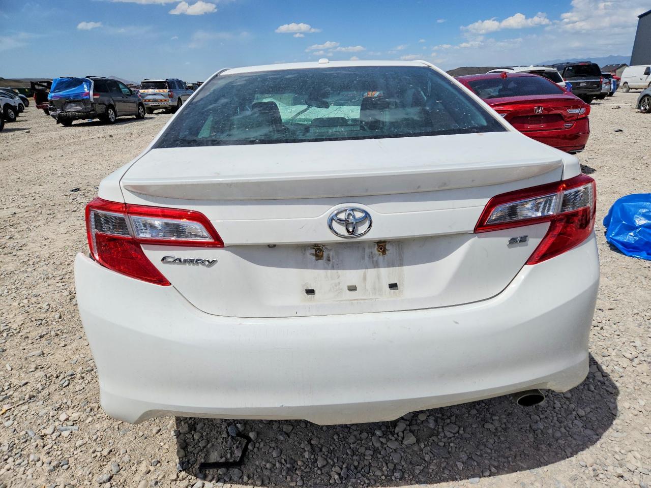 2013 Toyota Camry Se White vin: 4T1BF1FK7DU709024