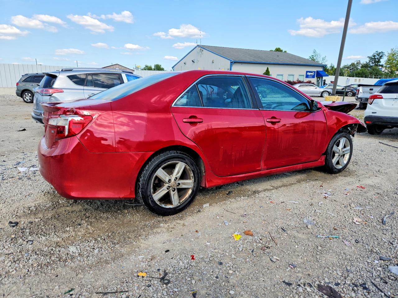 2013 Toyota Camry Se Red vin: 4T1BF1FK7DU712473