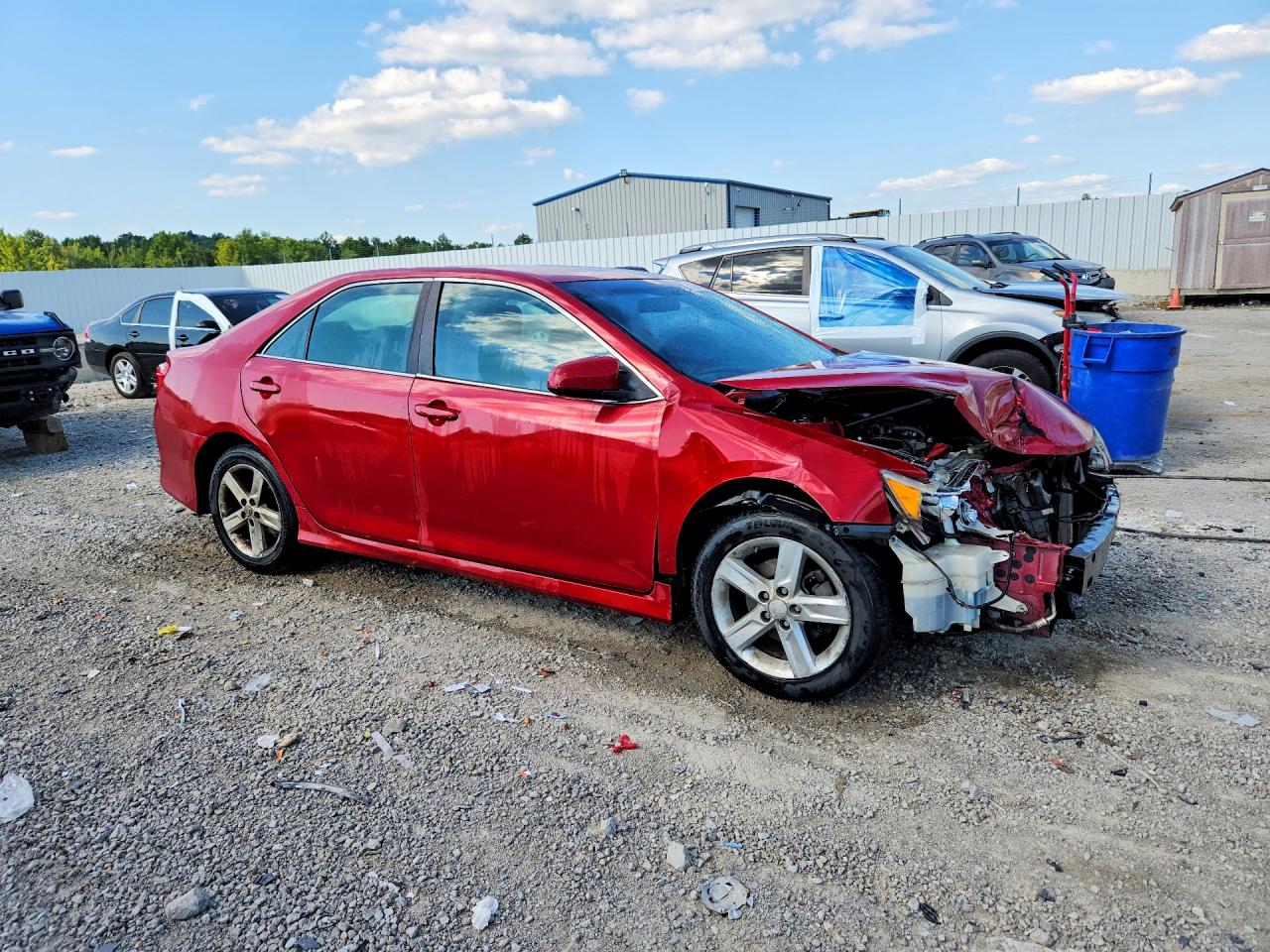2013 Toyota Camry Se Red vin: 4T1BF1FK7DU712473