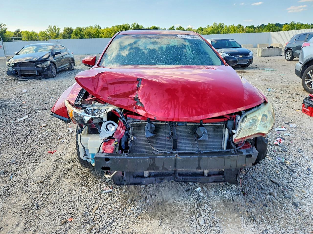 2013 Toyota Camry Se Red vin: 4T1BF1FK7DU712473