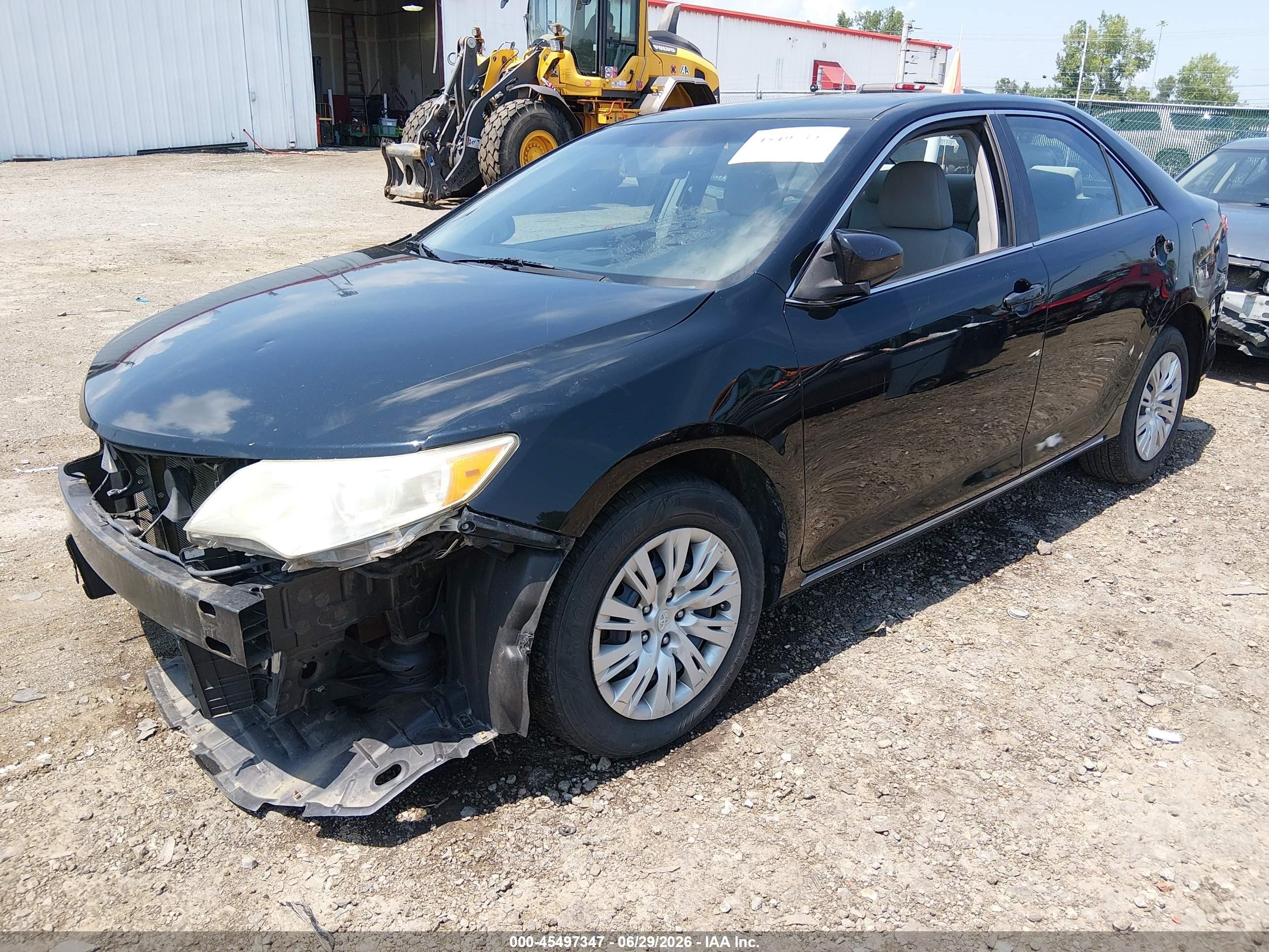 2013 Toyota Camry Le Black vin: 4T1BF1FK7DU713655