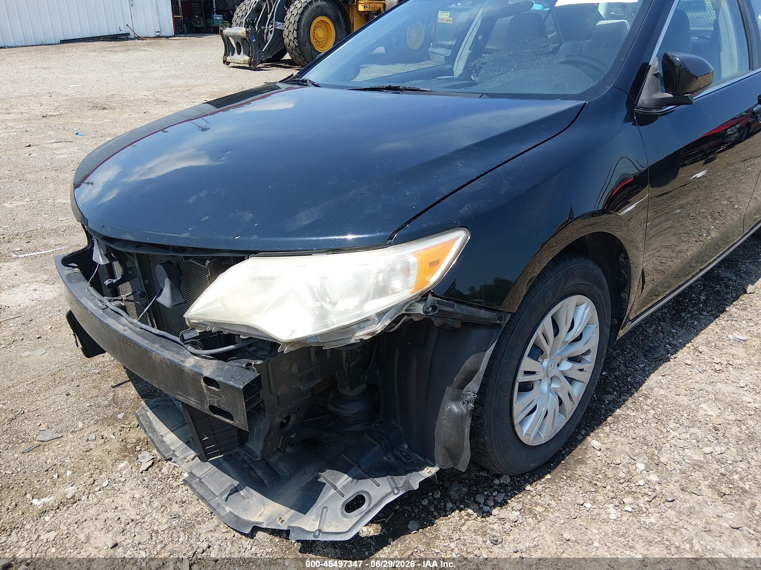 2013 Toyota Camry Le Black vin: 4T1BF1FK7DU713655