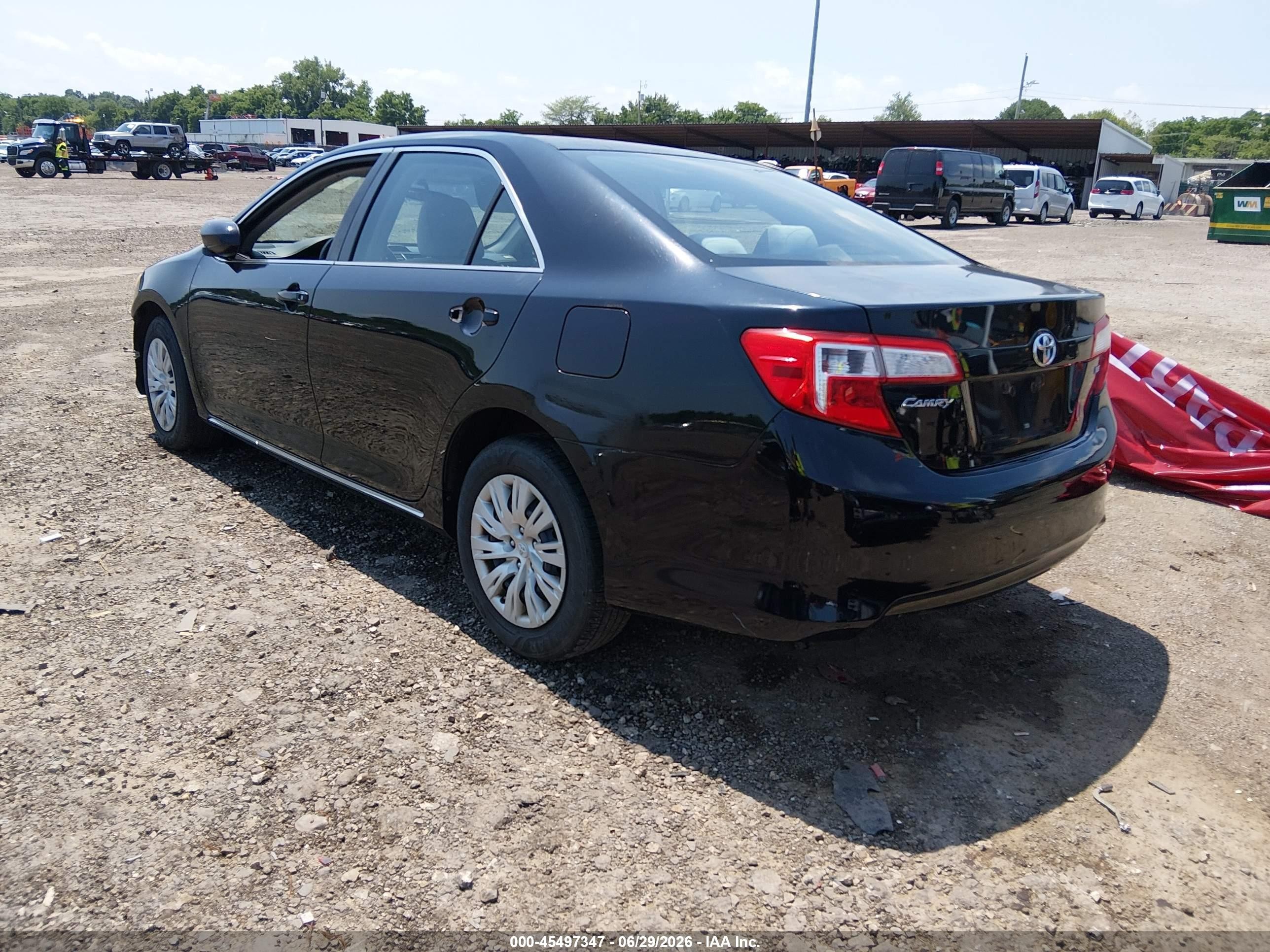 2013 Toyota Camry Le Black vin: 4T1BF1FK7DU713655