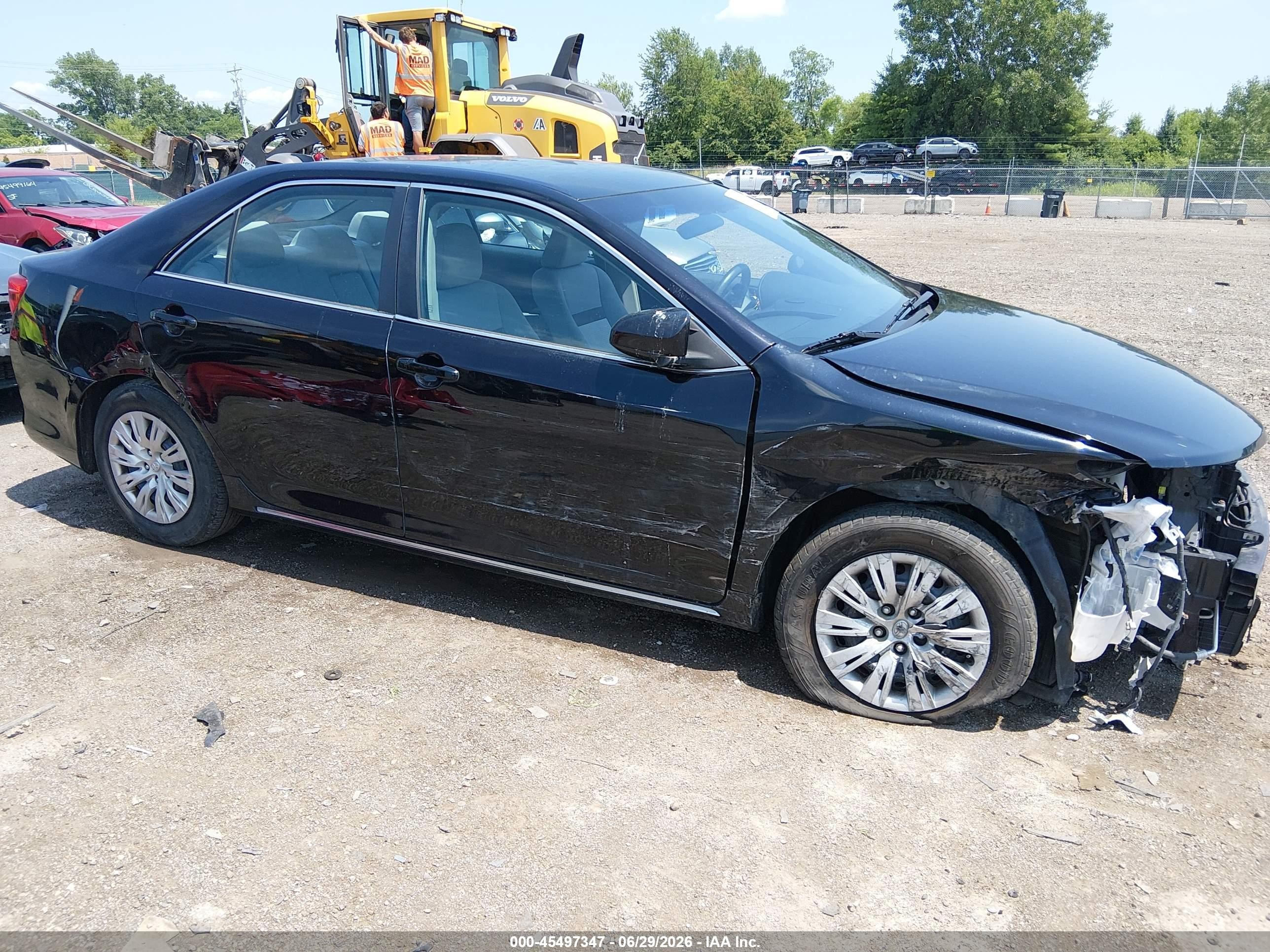 2013 Toyota Camry Le Black vin: 4T1BF1FK7DU713655