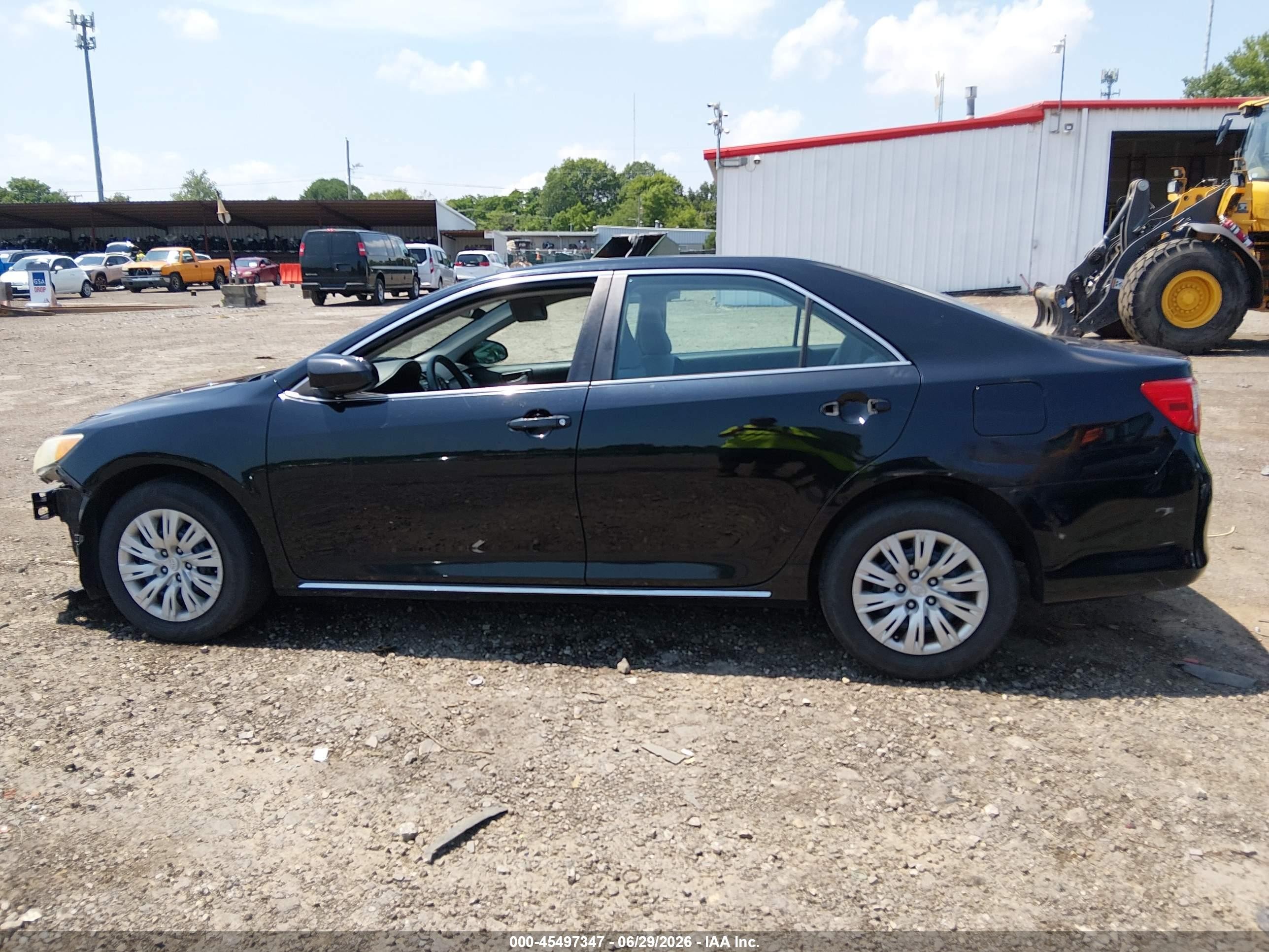 2013 Toyota Camry Le Black vin: 4T1BF1FK7DU713655
