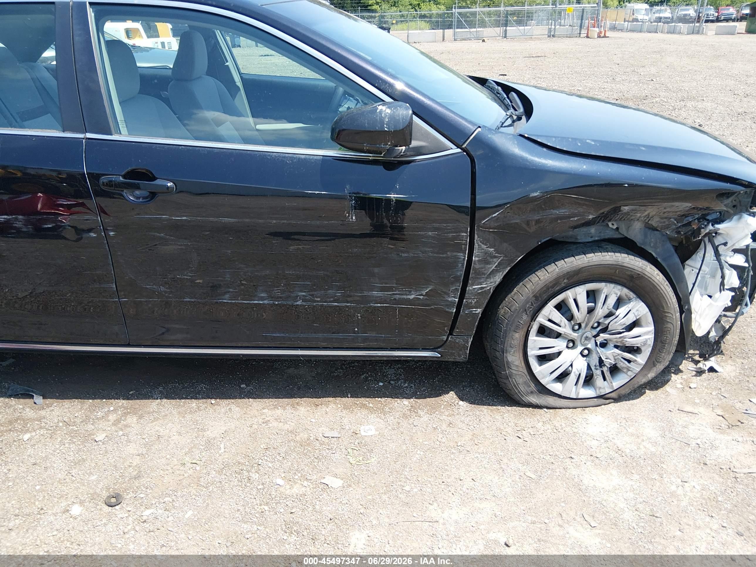 2013 Toyota Camry Le Black vin: 4T1BF1FK7DU713655