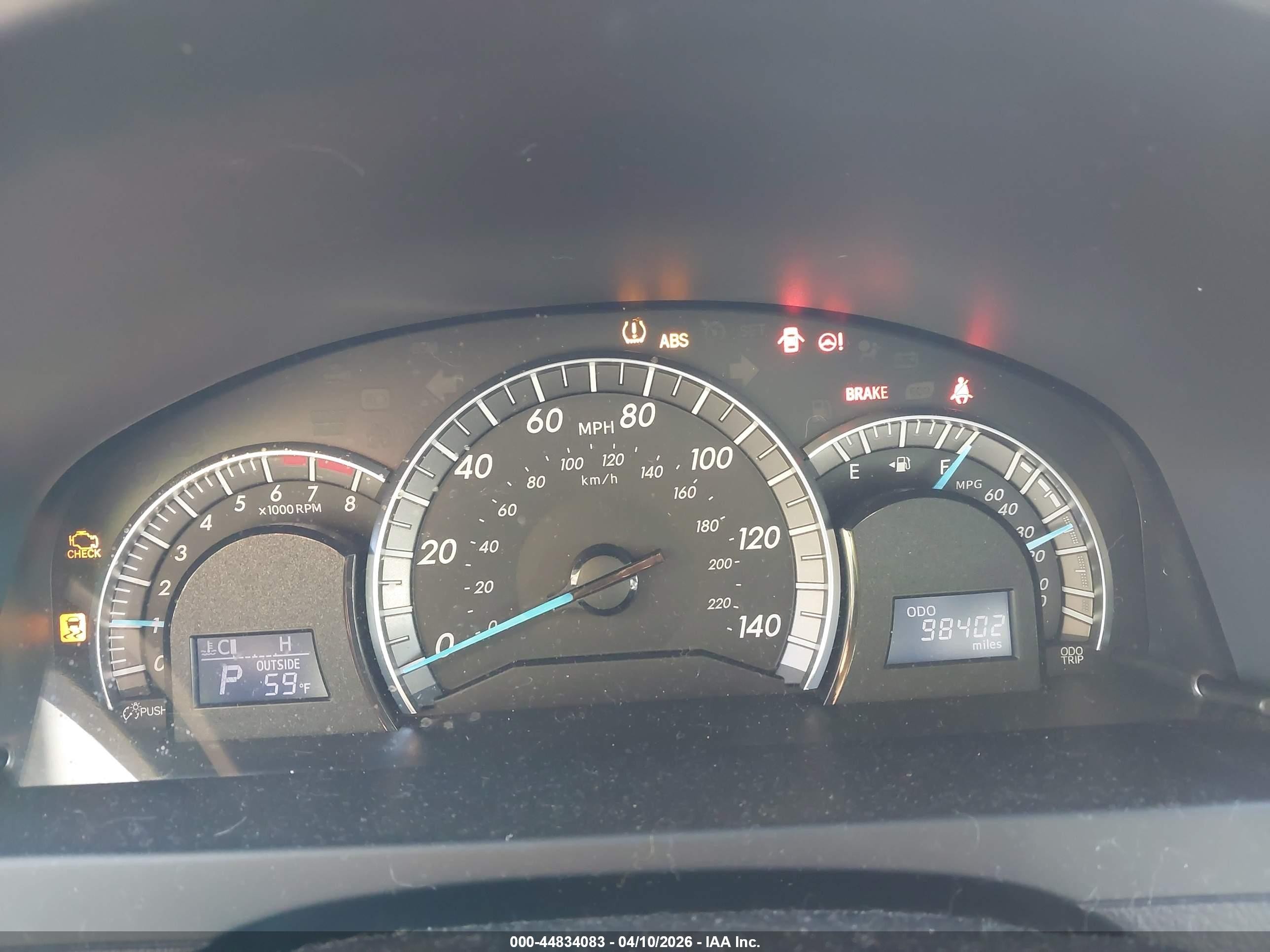 2013 Toyota Camry Se Серый vin: 4T1BF1FK7DU715342