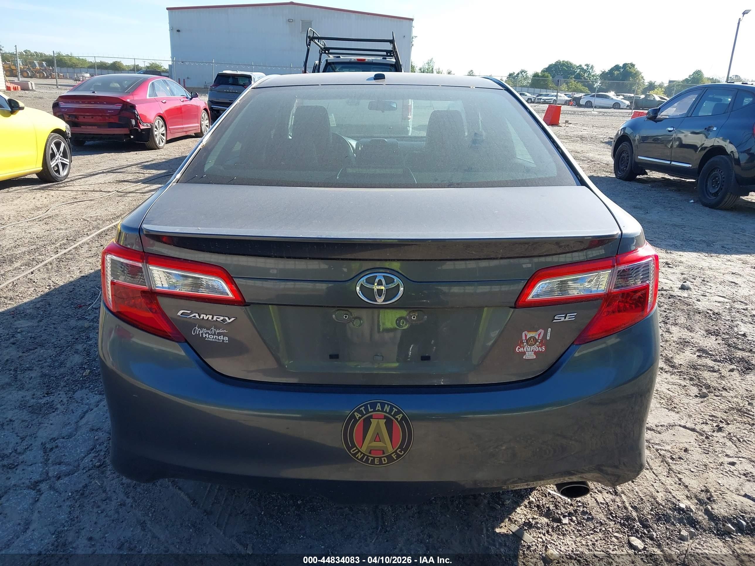 2013 Toyota Camry Se Серый vin: 4T1BF1FK7DU715342