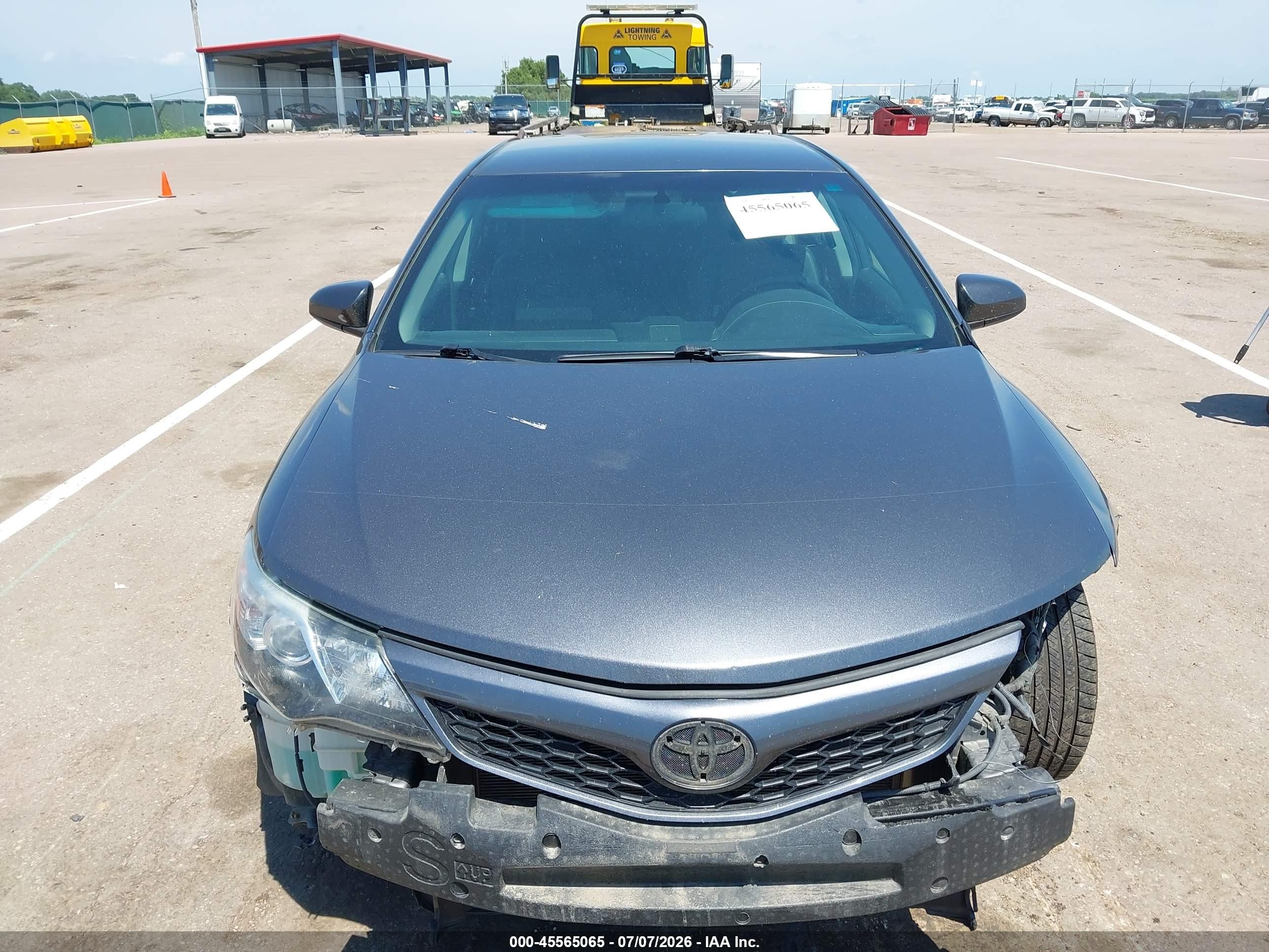 2013 Toyota Camry Se Gray vin: 4T1BF1FK7DU717821