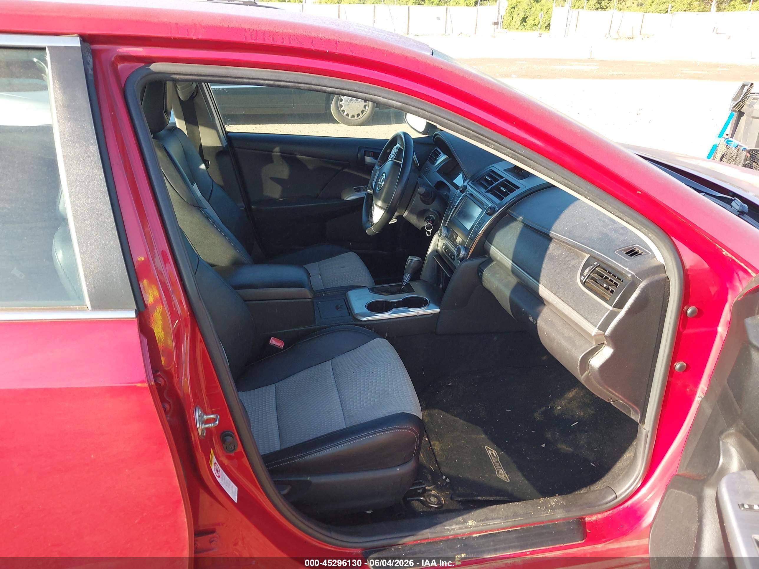 2013 Toyota Camry Se Burgundy vin: 4T1BF1FK7DU722775