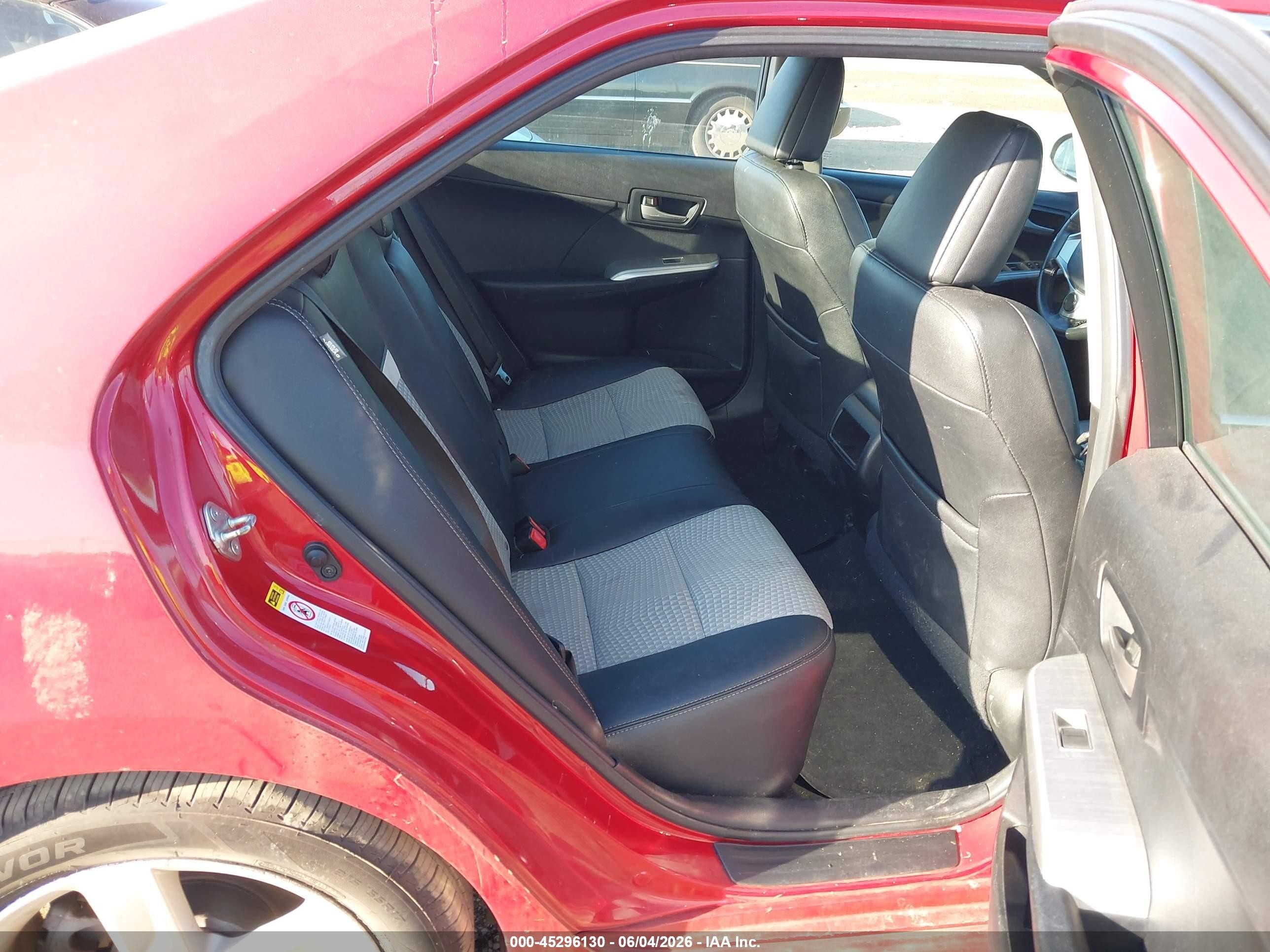 2013 Toyota Camry Se Burgundy vin: 4T1BF1FK7DU722775