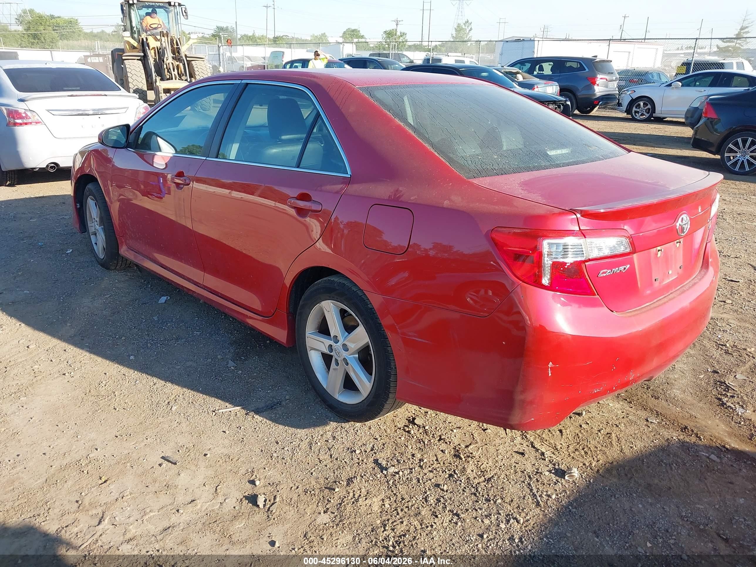 2013 Toyota Camry Se Burgundy vin: 4T1BF1FK7DU722775