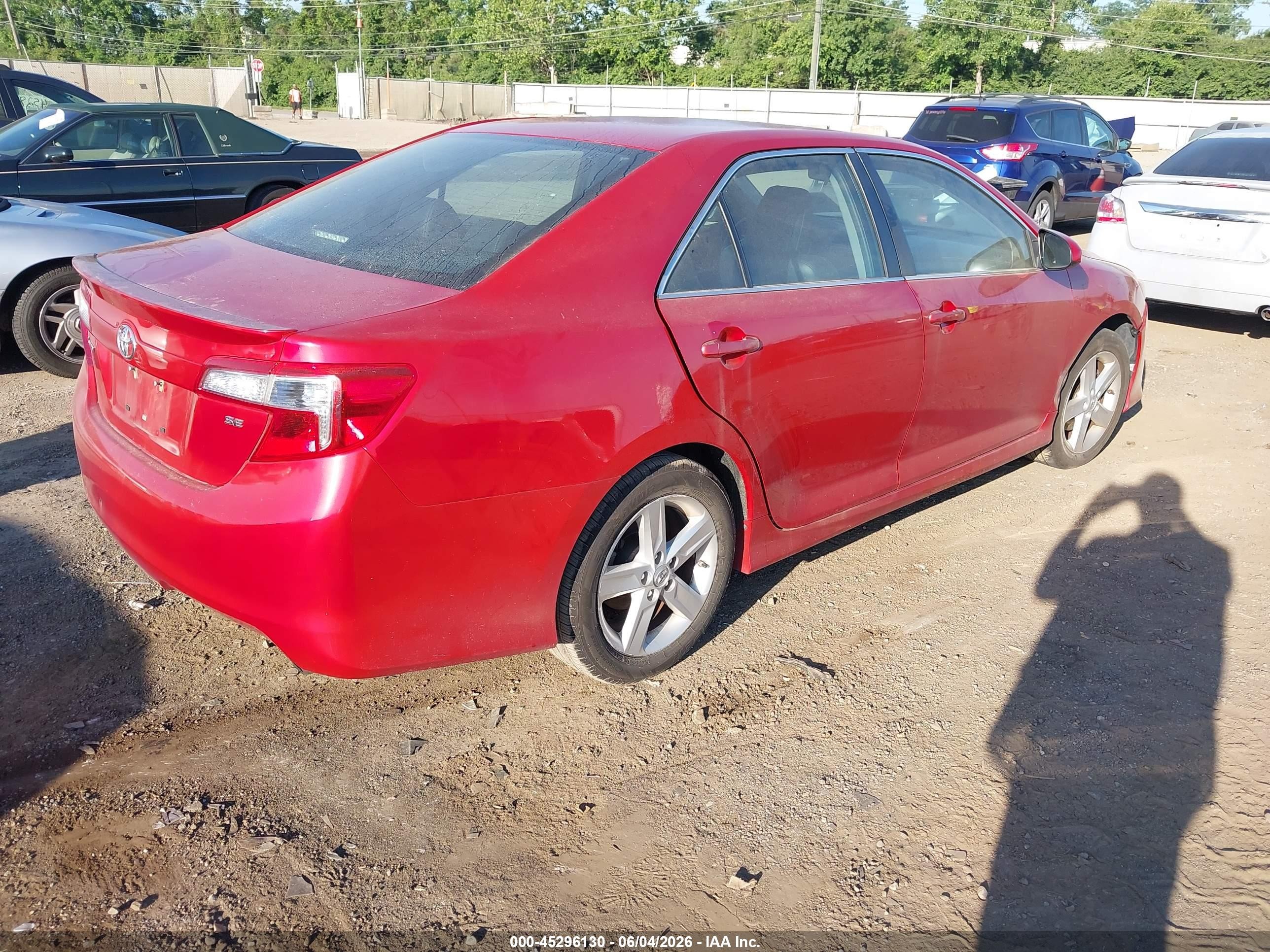 2013 Toyota Camry Se Burgundy vin: 4T1BF1FK7DU722775