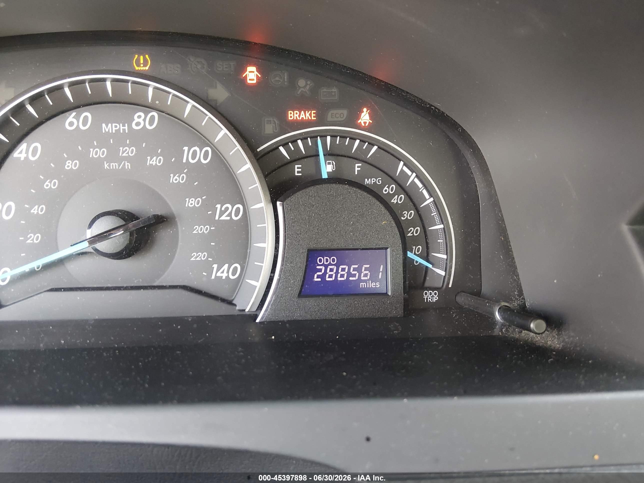 2013 Toyota Camry Le Red vin: 4T1BF1FK7DU723909